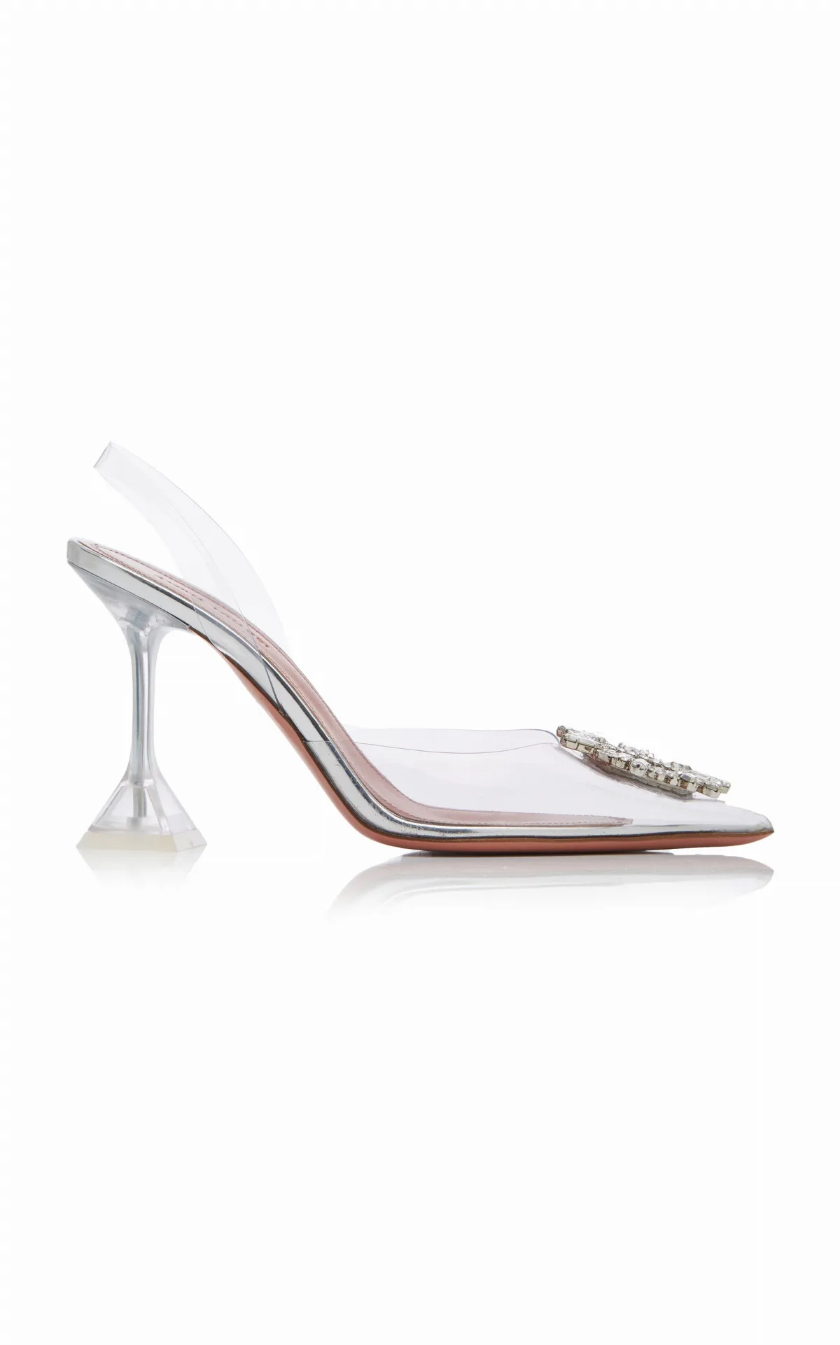 Begum Crystal-Embellished PVC Pumps