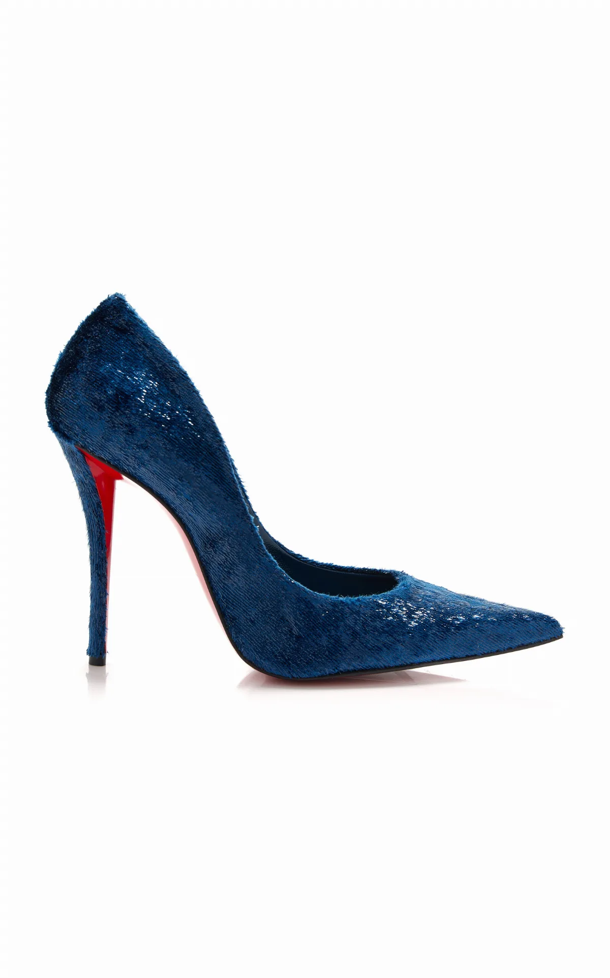 Miss Z 100mm Velvet-Effect Leather Pumps