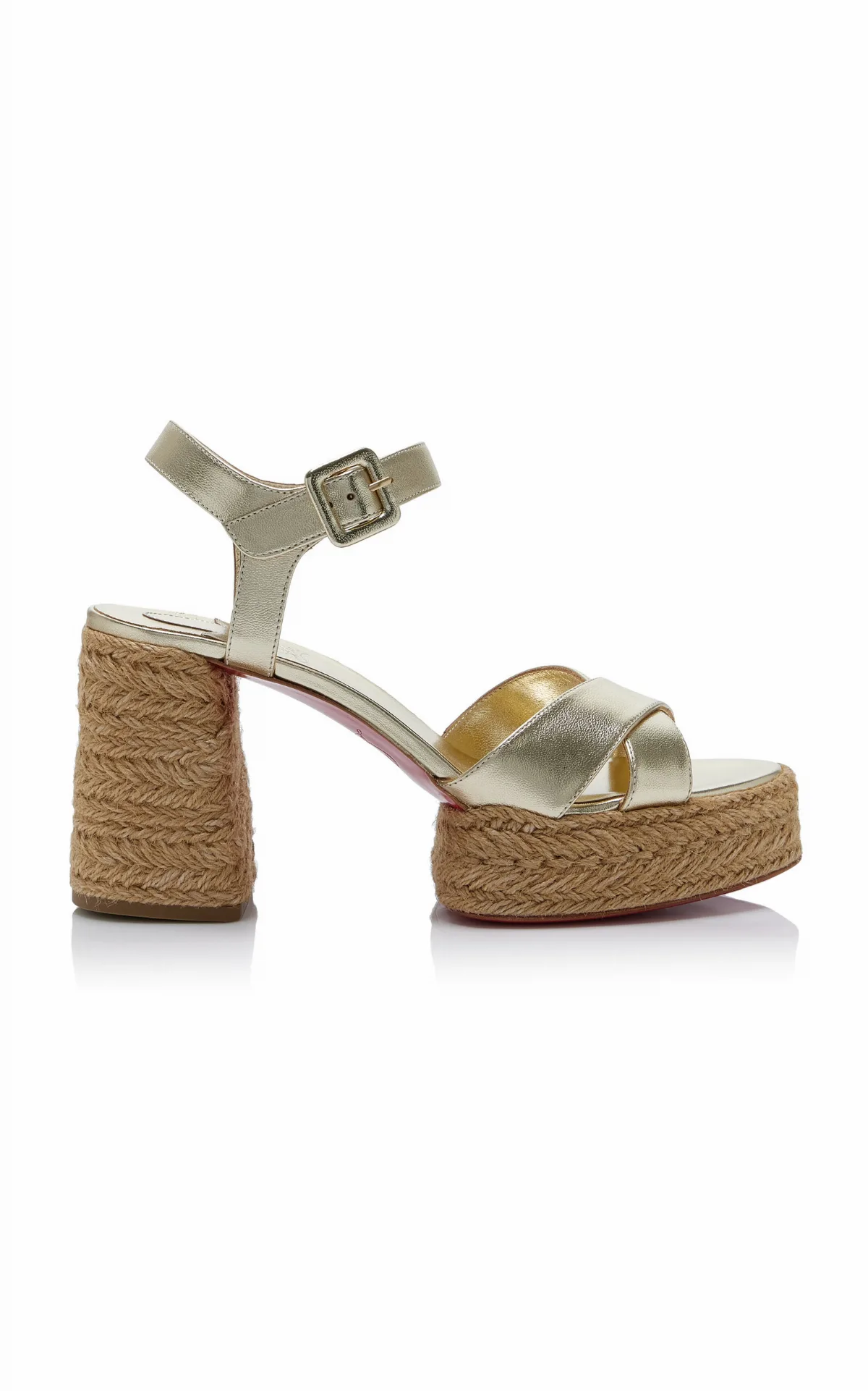 Calakala 85mm Metallic Leather Platform Sandals