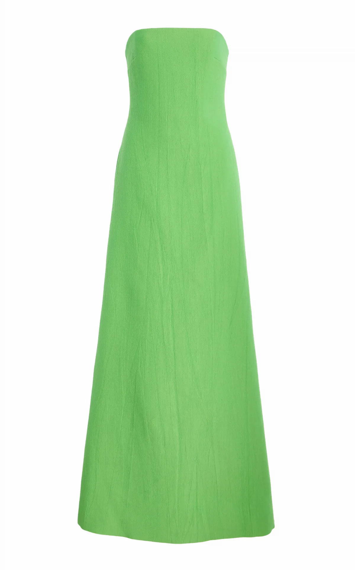 Strapless Cotton Blend A-Line Gown by Monique Lhuillier