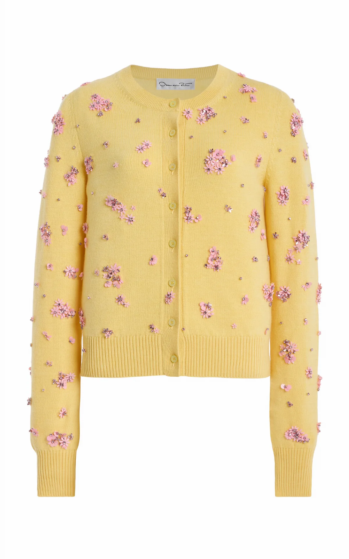 Embellished Wool Cardigan by Oscar de la Renta