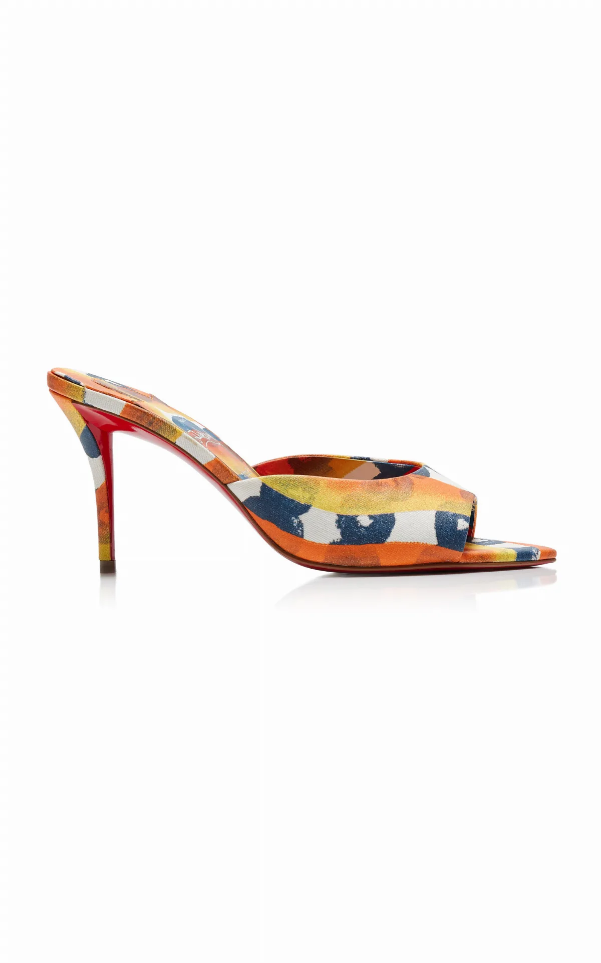 Miss Z 80mm Printed Toile Mules by Christian Louboutin