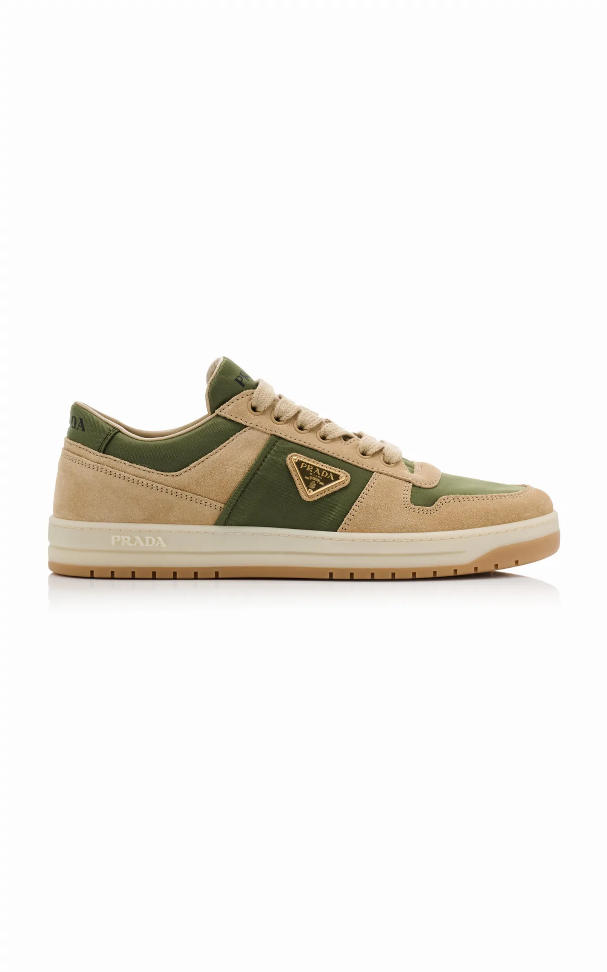 Downtown Suede Sneakers by Prada