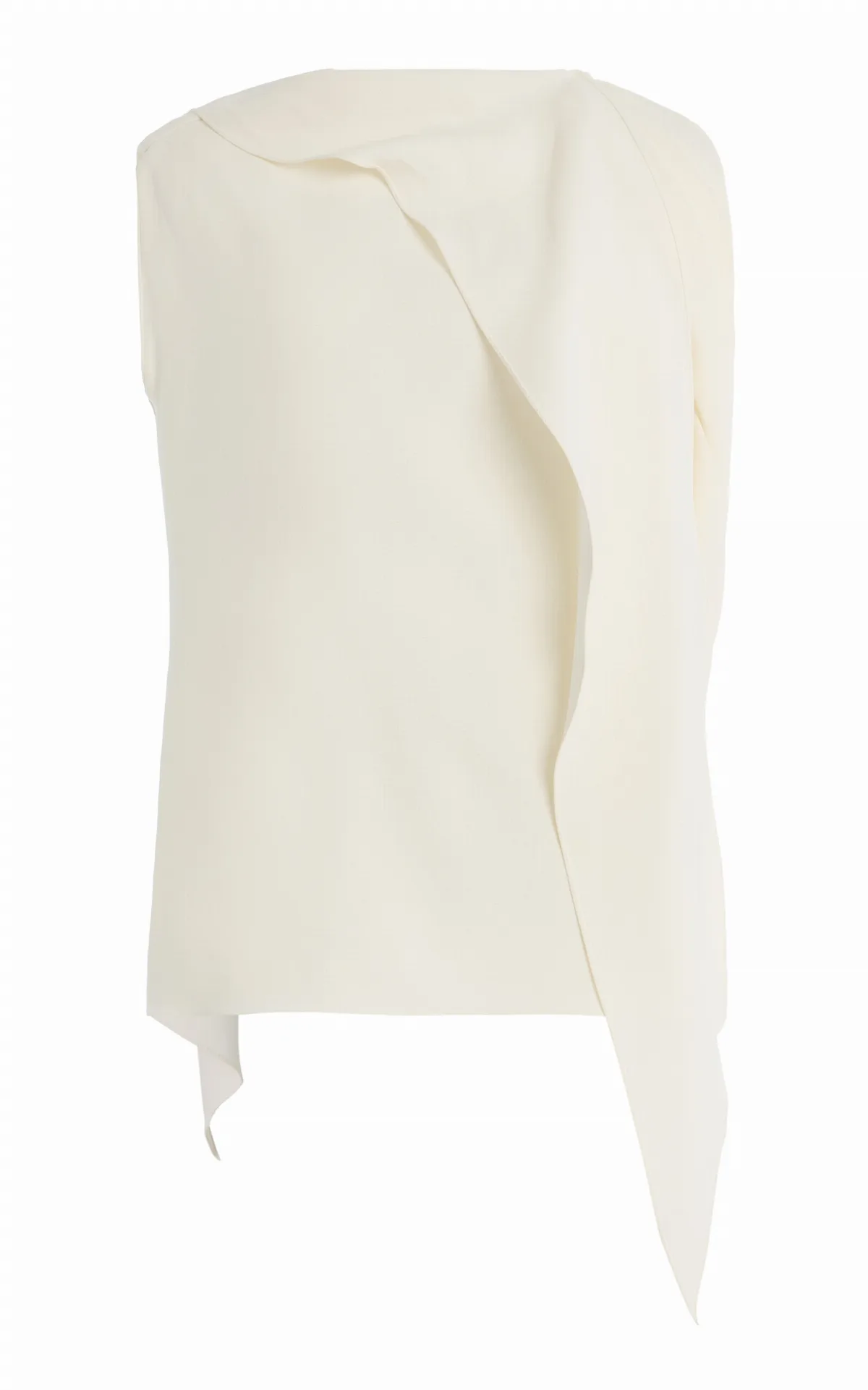 Sash-Detailed Silk-Georgette Top by Oscar de la Renta
