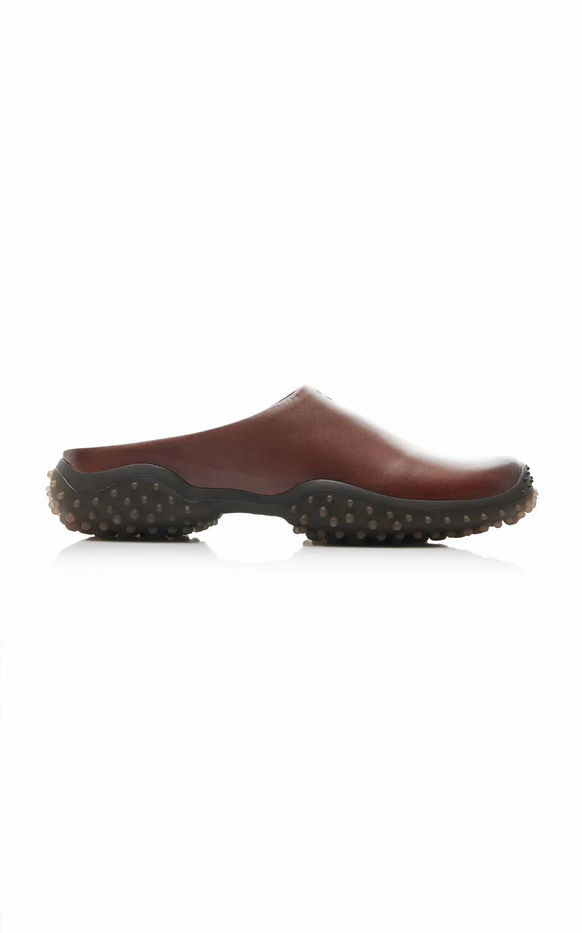 Leather Mules by Miu Miu