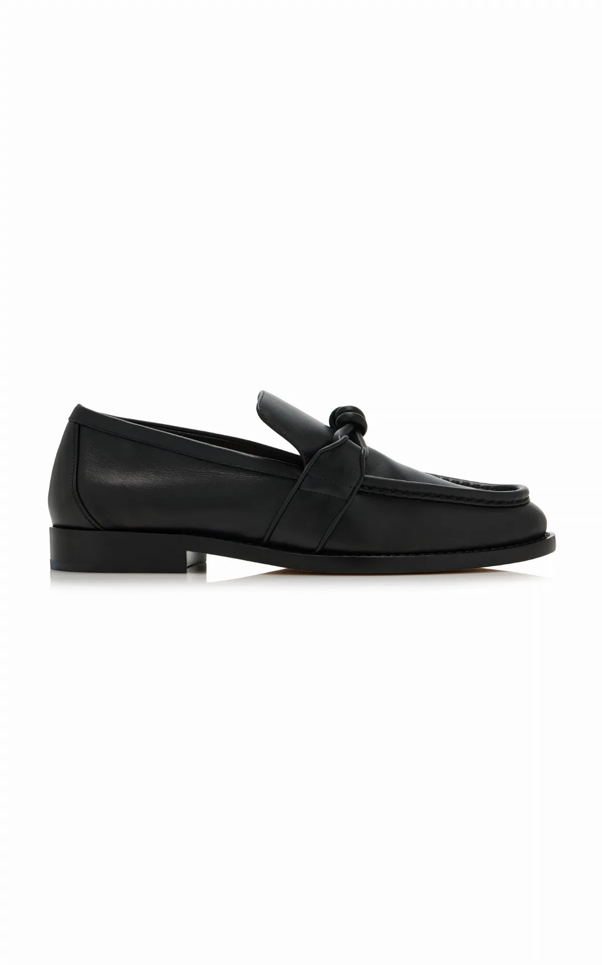 Astaire Leather Loafers by Bottega Veneta