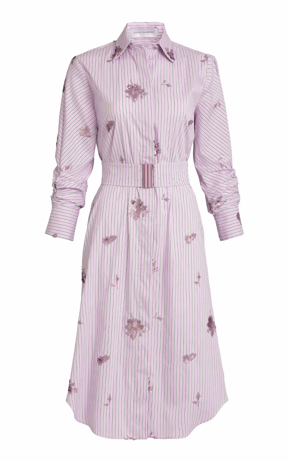 Kendi Cotton-Blend Midi Dress by Silvia Tcherassi