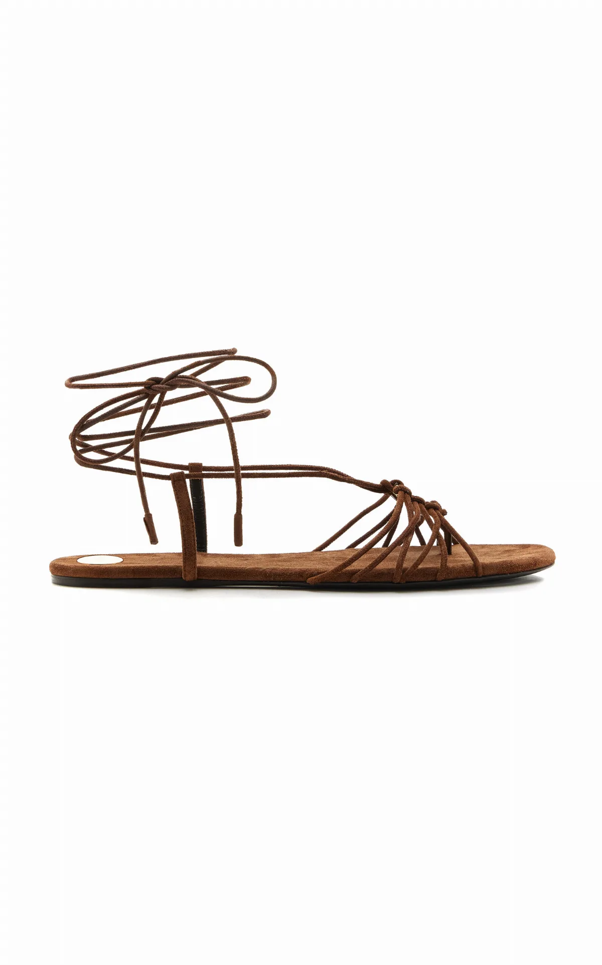 Babylon Suede Sandals by Saint Laurent