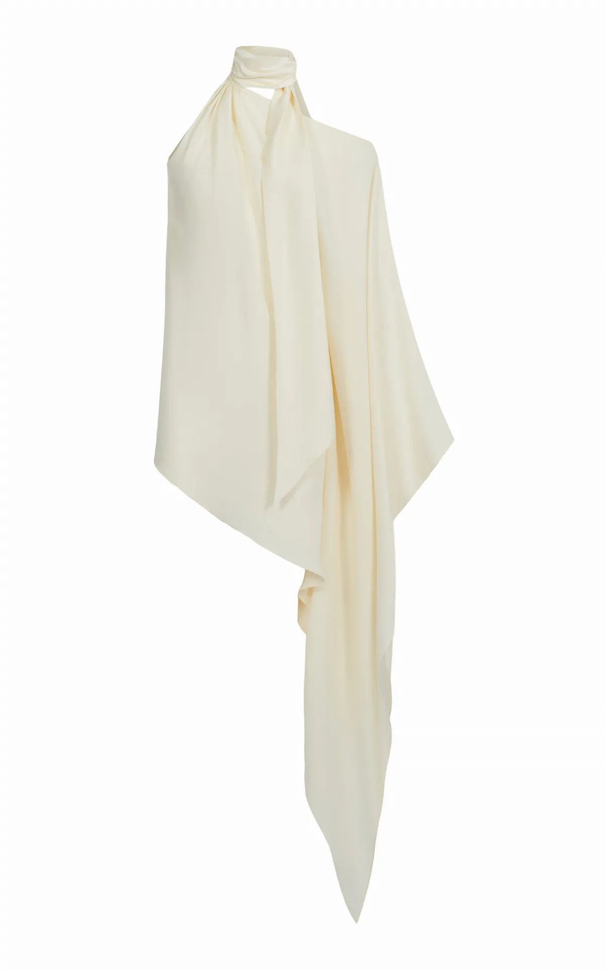 Atlas Scarf-Neck Crepe Cady Mini Dress by Taller Marmo