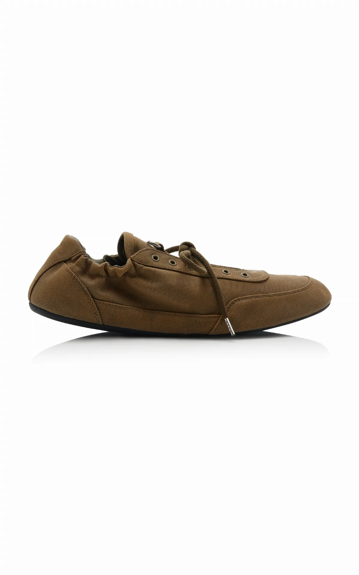 Collapse Cotton Canvas Sneakers by Prada