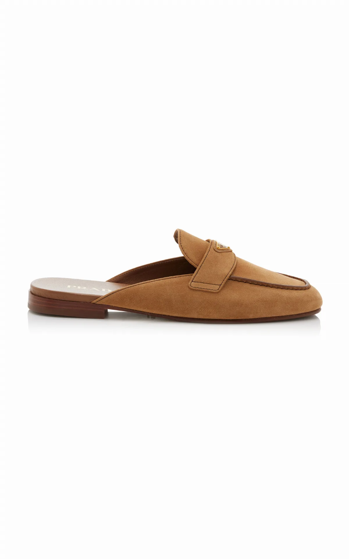 Suede Loafer Mules by Prada