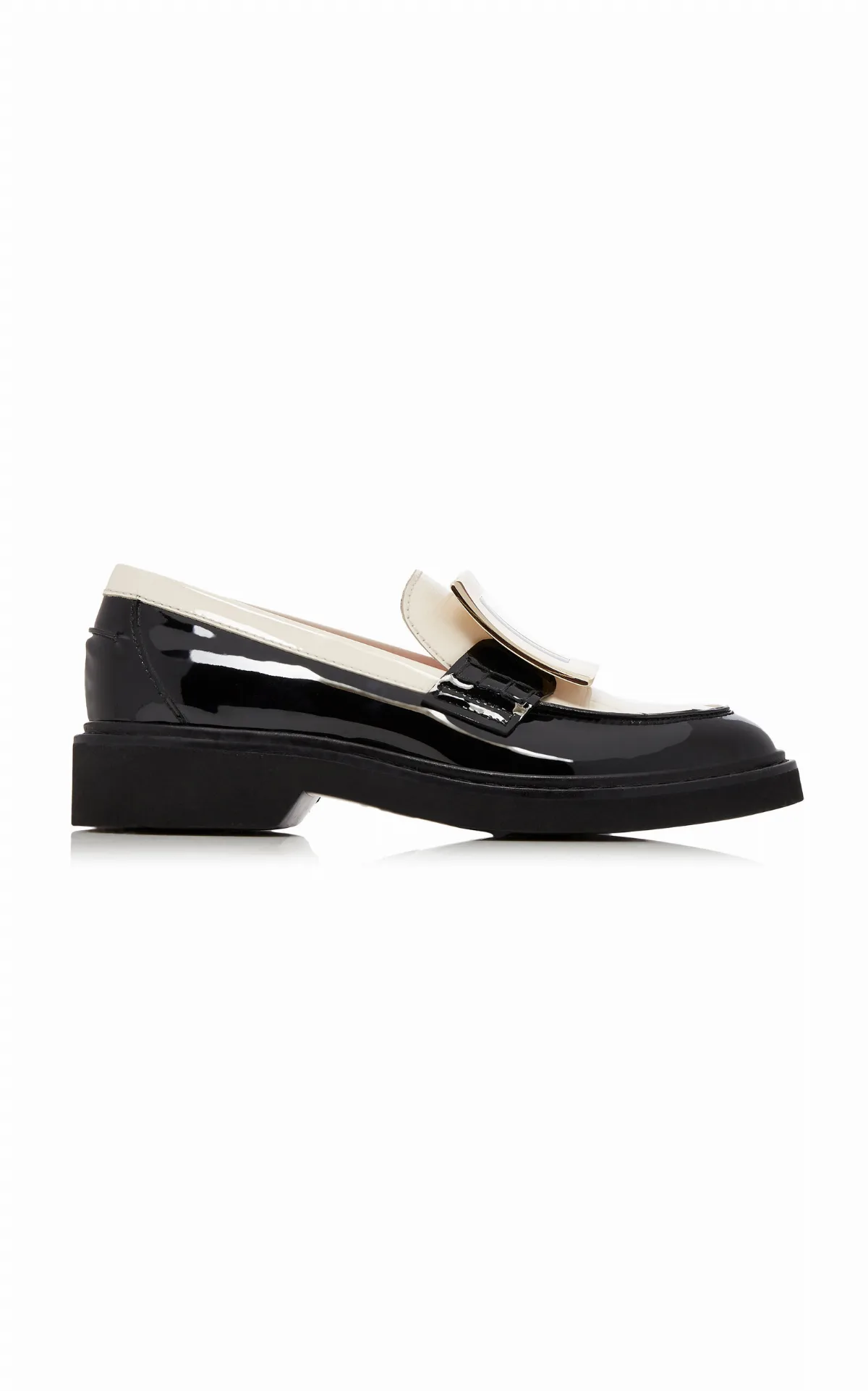 Viv' Rangers Buckle-Embellished Loafers by Roger Vivier