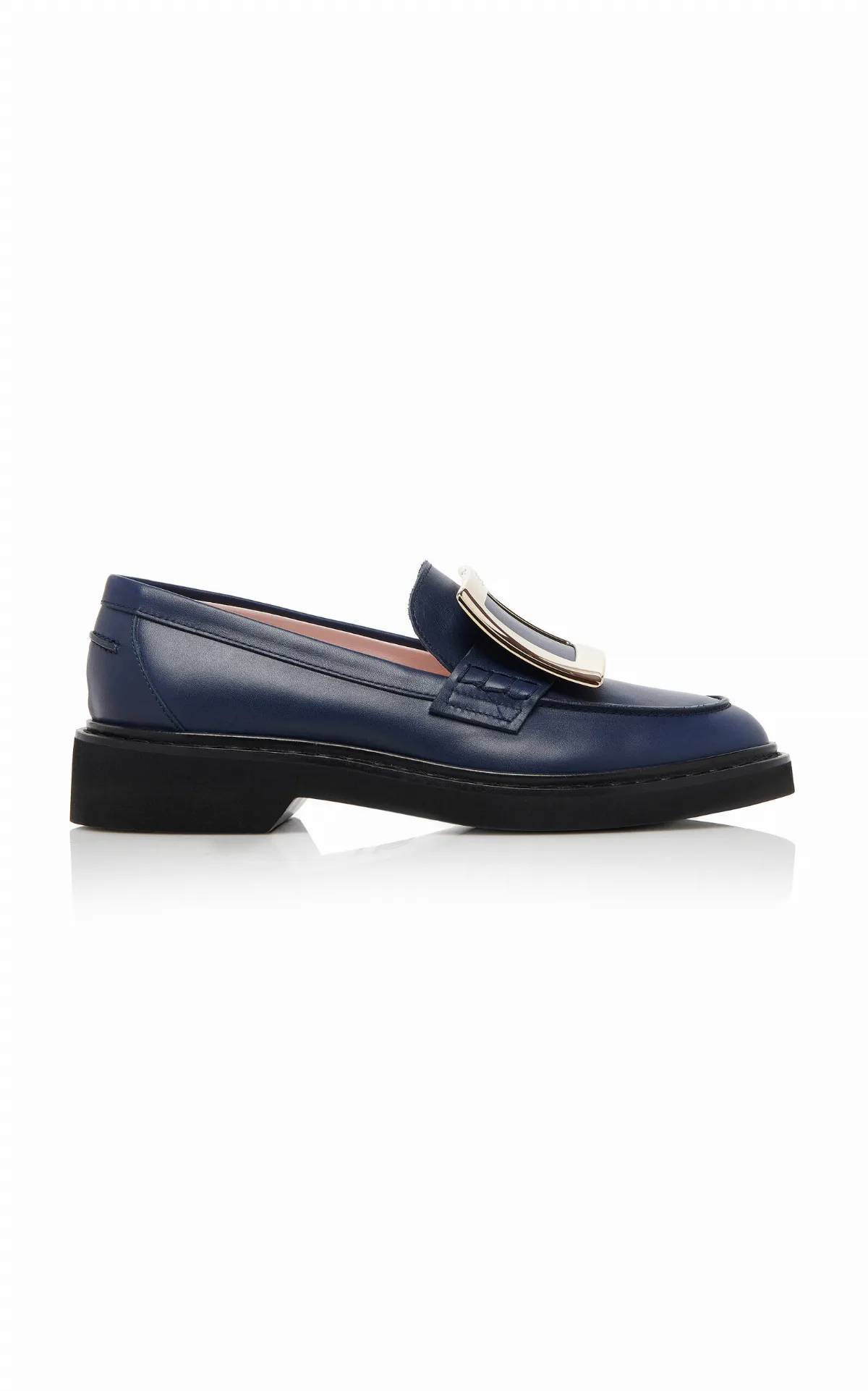 Viv Rangers Buckle Leather Loafers