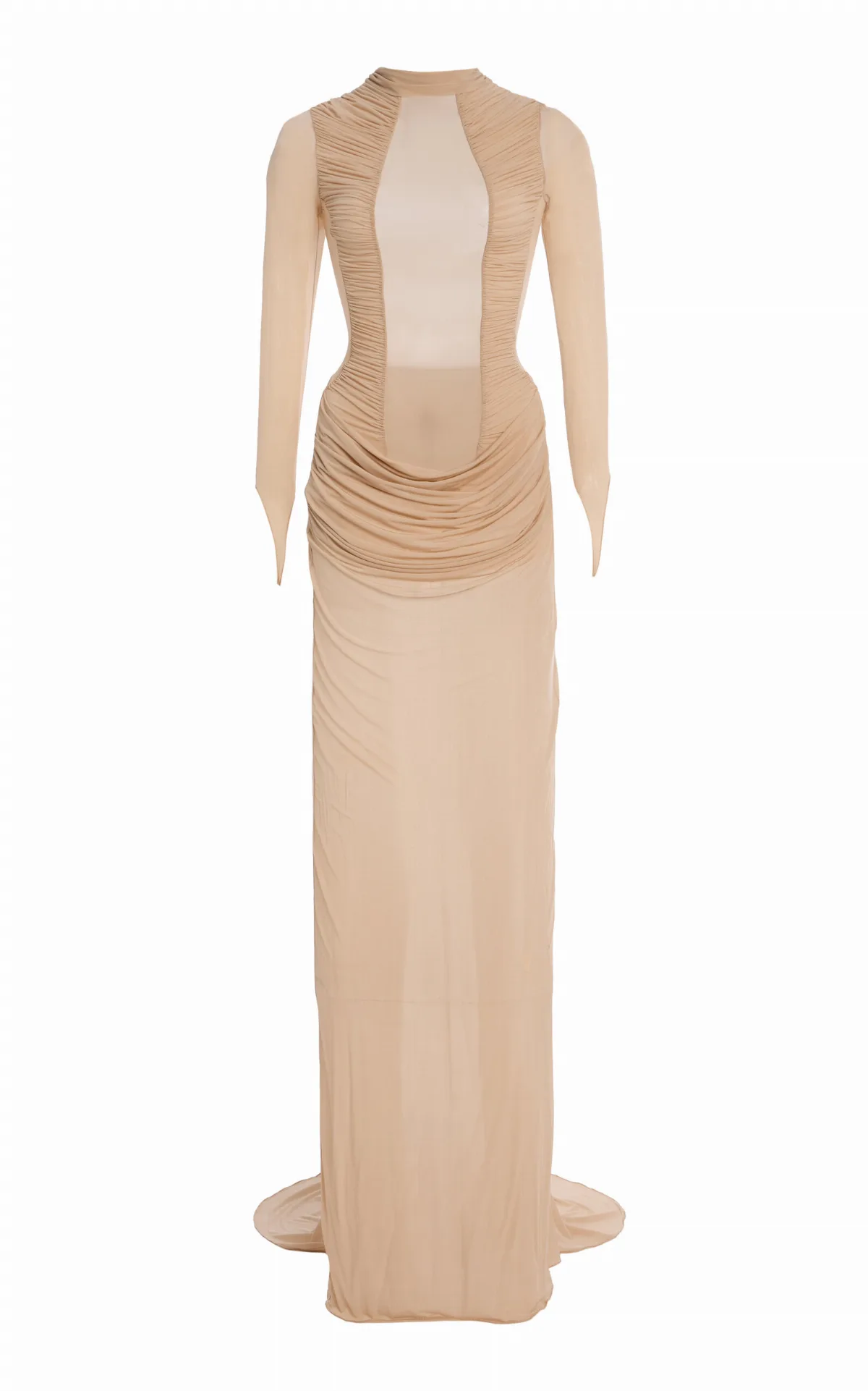 Ruched Jersey Maxi Dress by Burc Akyol