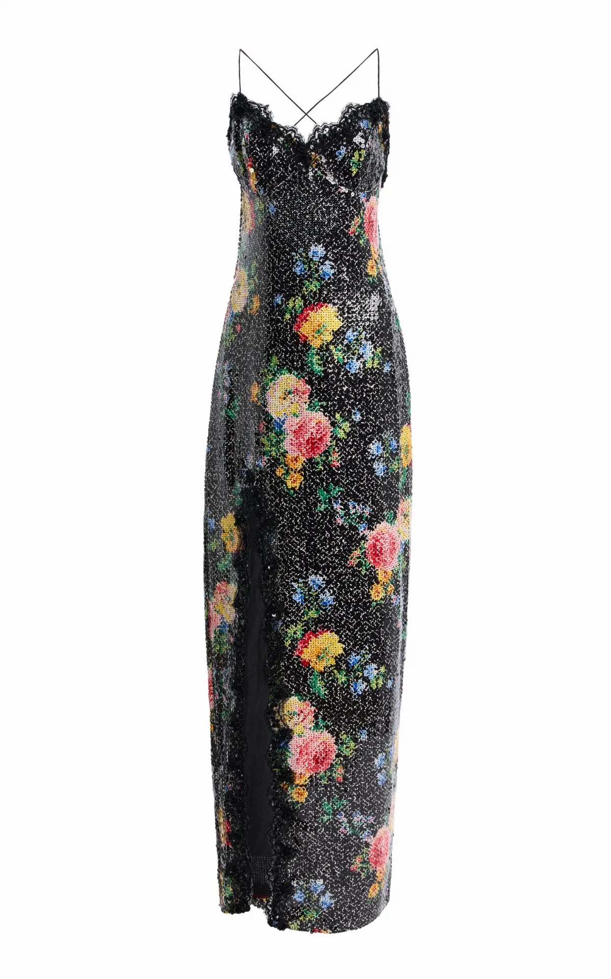 Bellville Sassoon 90s Sequined Maxi Dress by Happy Isles