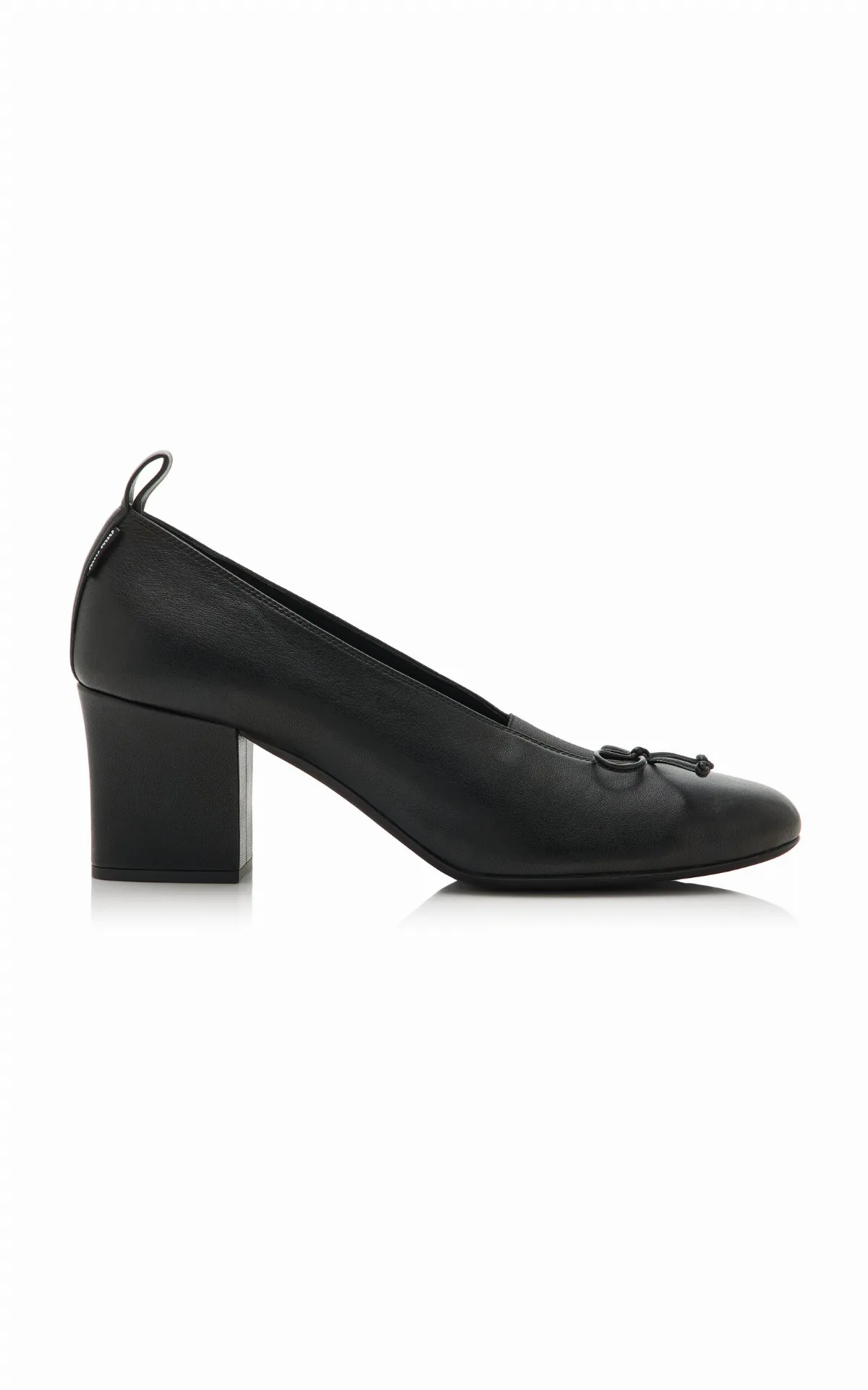 Élan Leather Pumps by Miu Miu