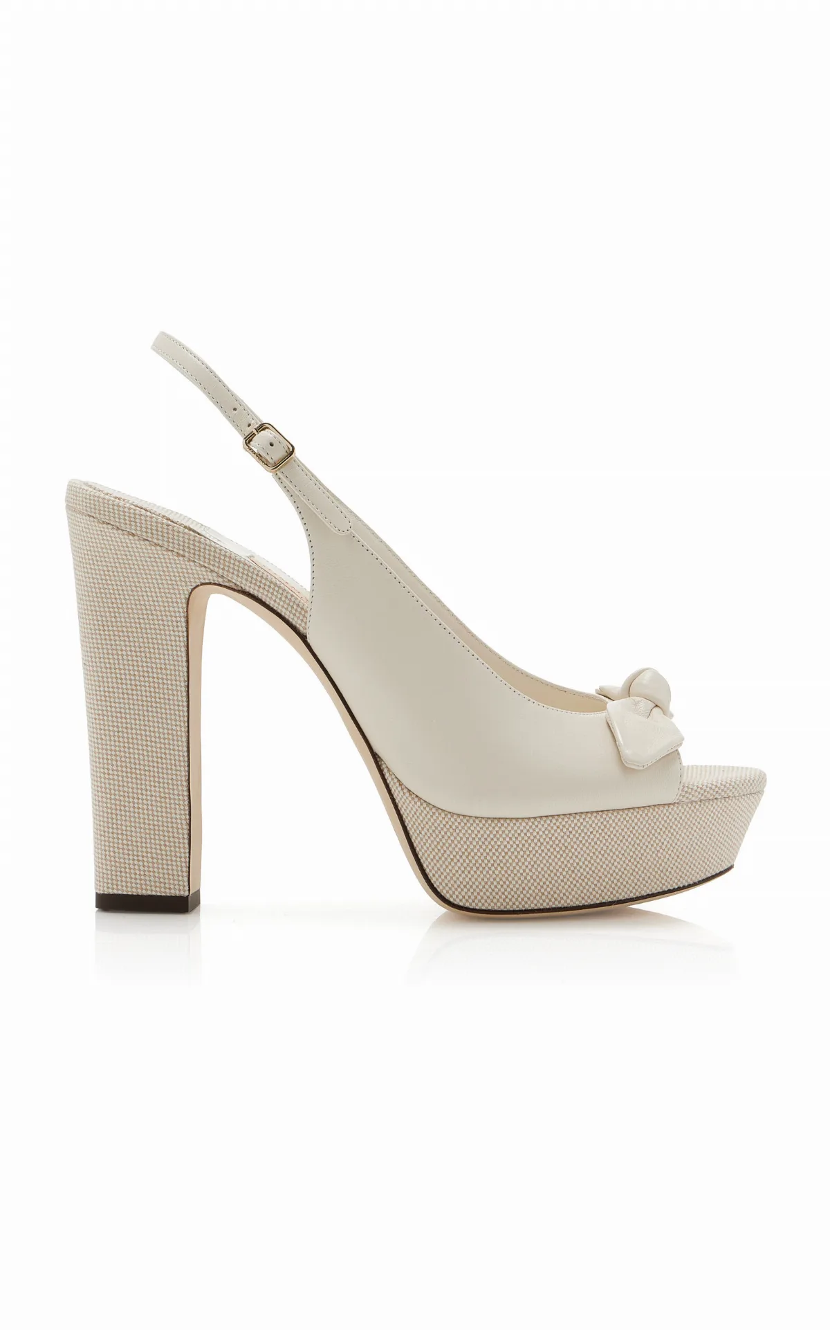 Ziva Leather Platform Slingback Sandals by Jimmy Choo