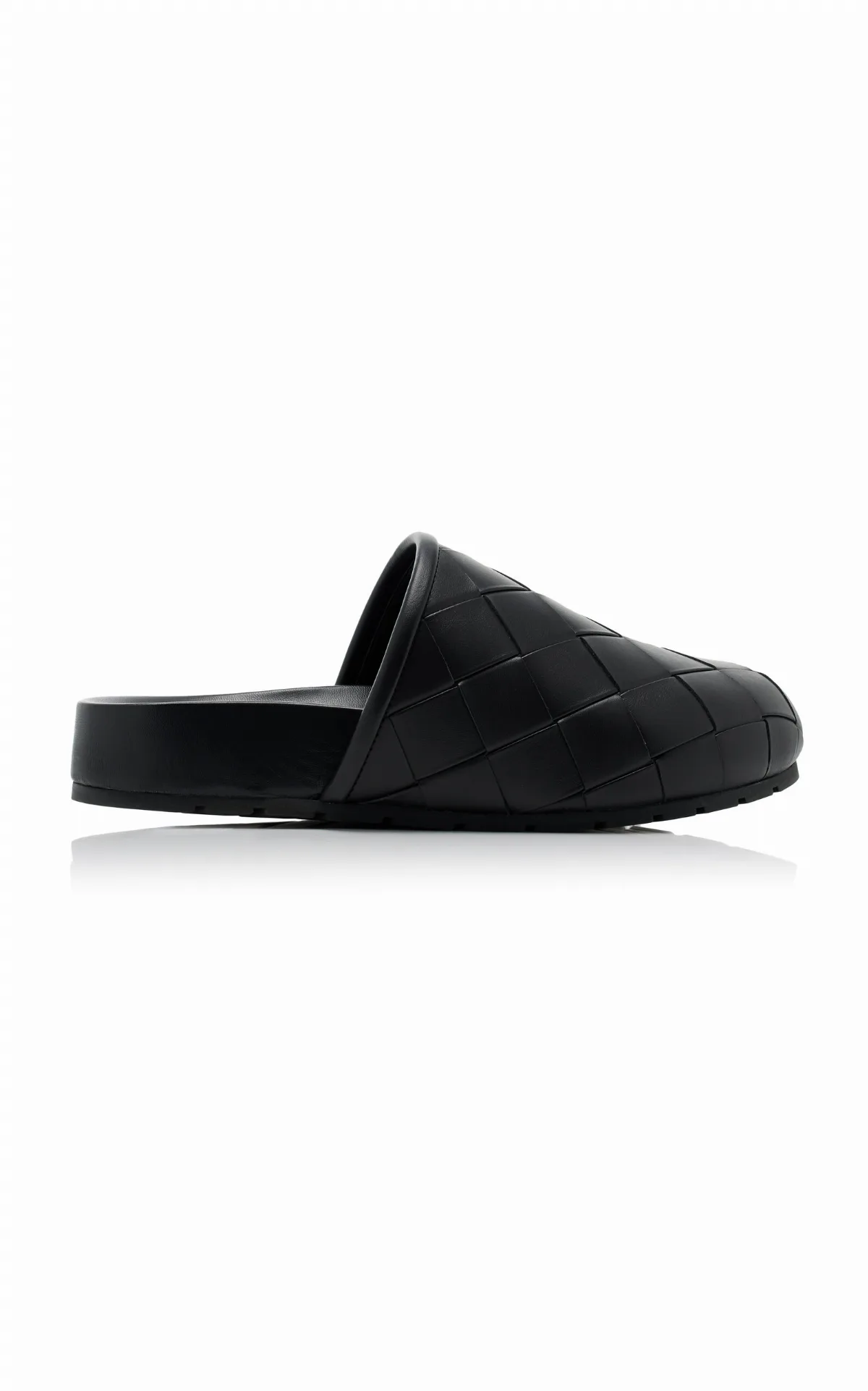 Reggie Intrecciato Leather Mules by Bottega Veneta
