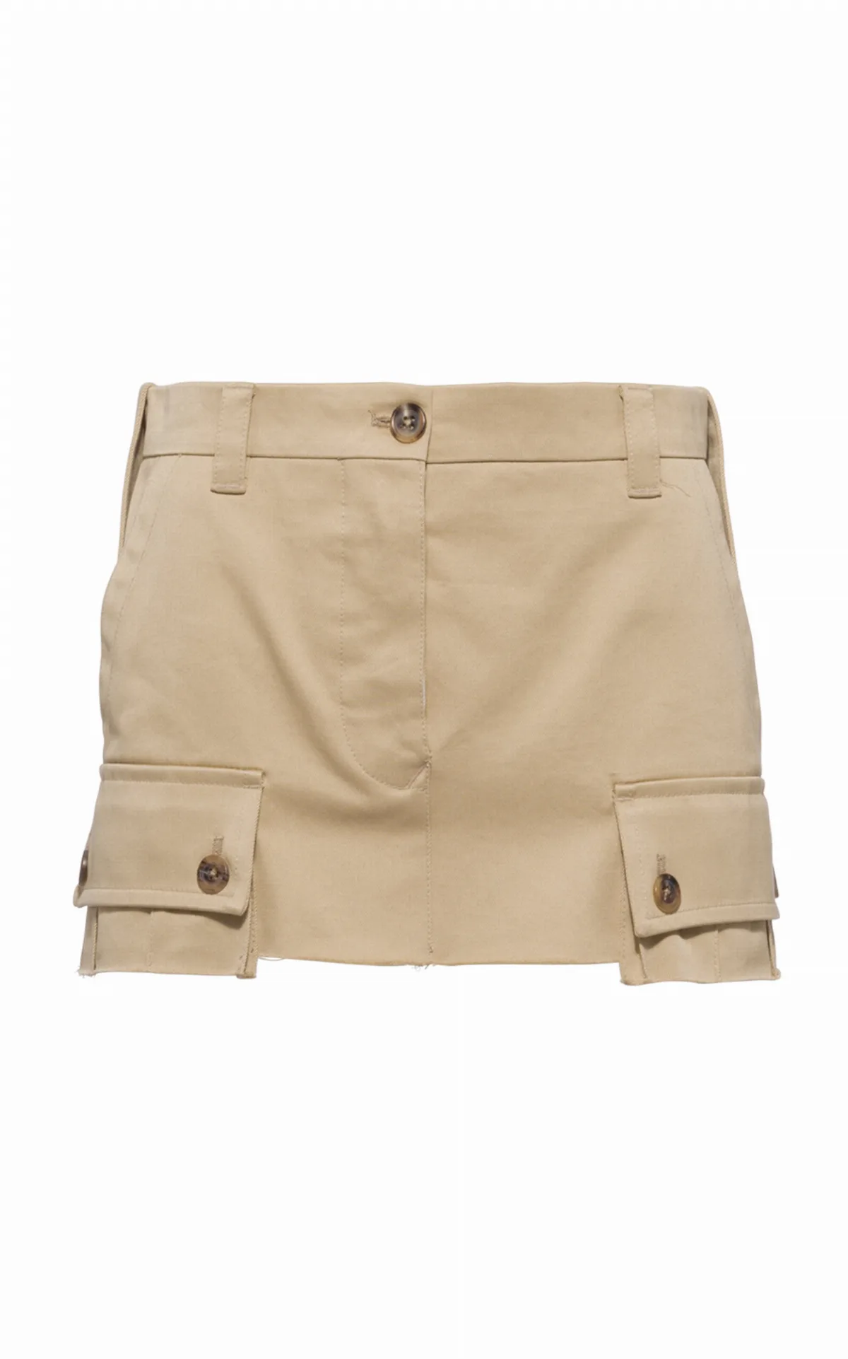 Chino Mini Skirt by Miu Miu