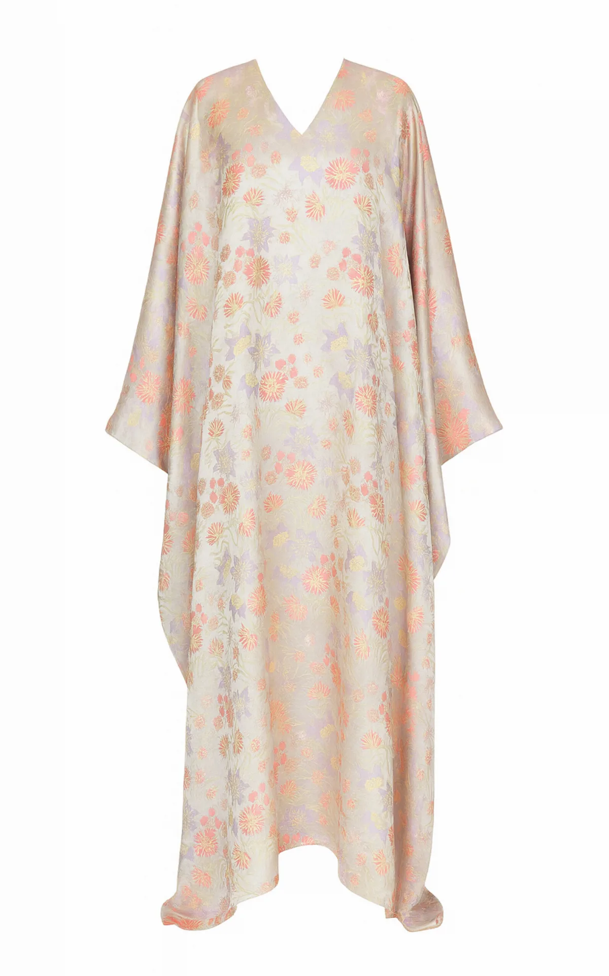 Floral-Print Maxi Kaftan by Dima Ayad