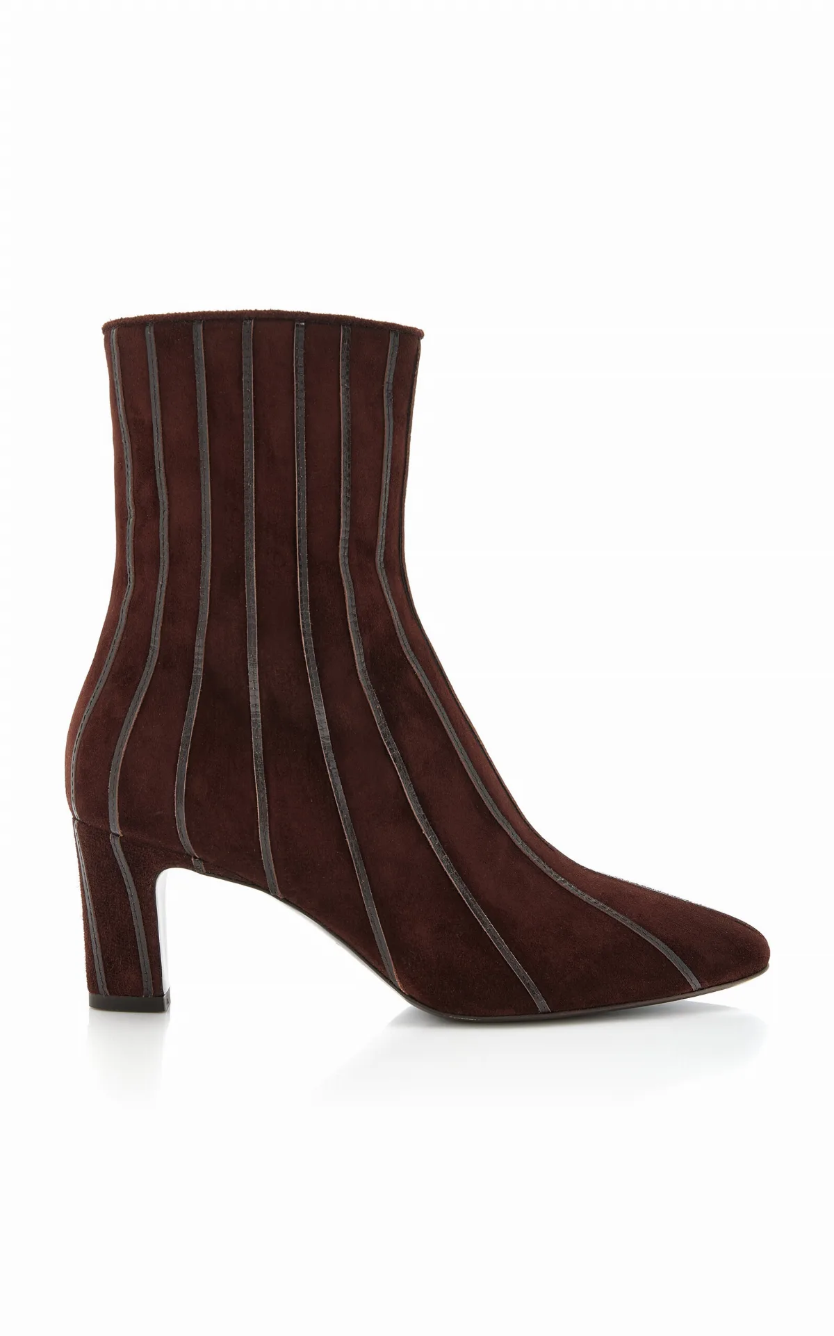 A Fine Line Suede Ankle Boots by Herbert Levine