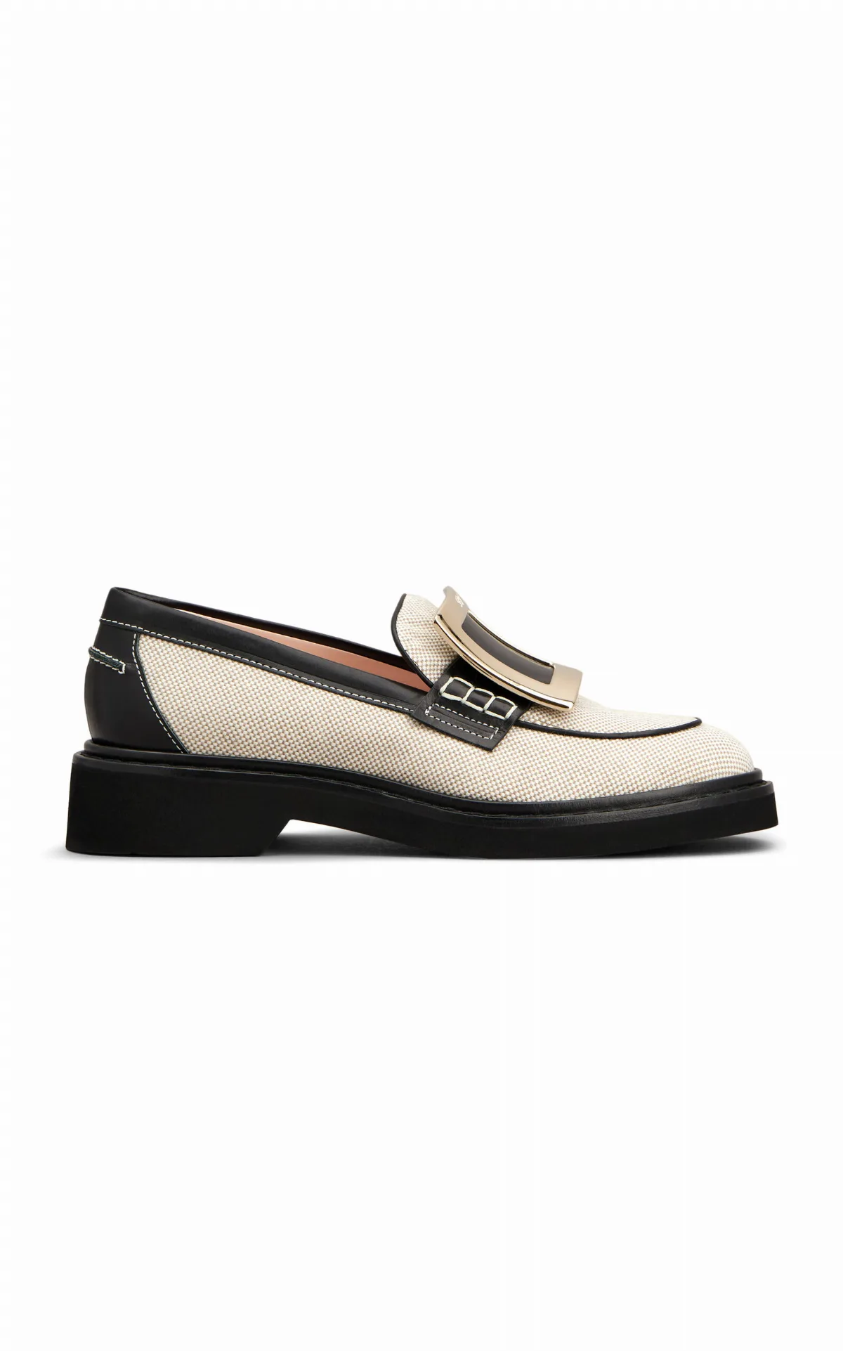 Viv' Rangers Leather-Trimmed Loafers