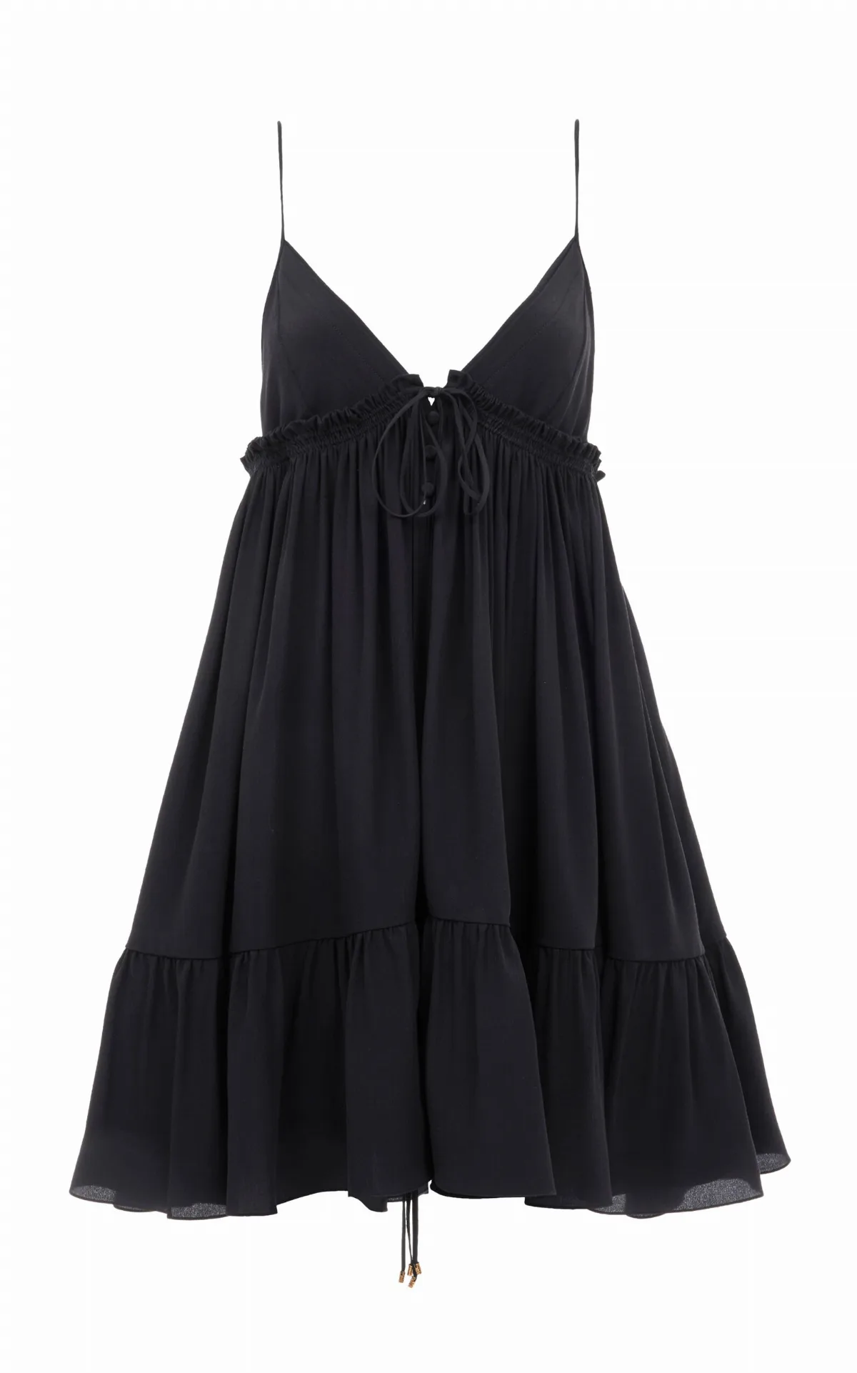 Organic Silk Crepe De Chine Mini Dress by Chloé
