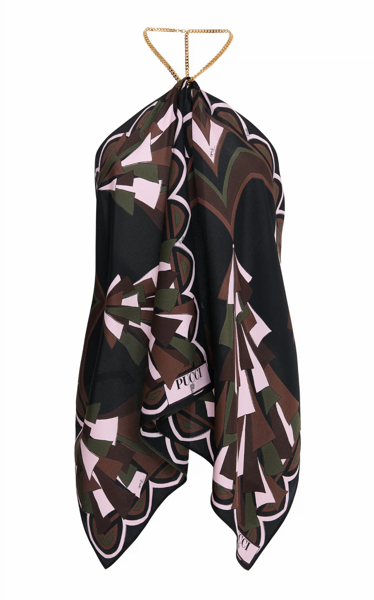 Printed Silk-Twill Top by Pucci