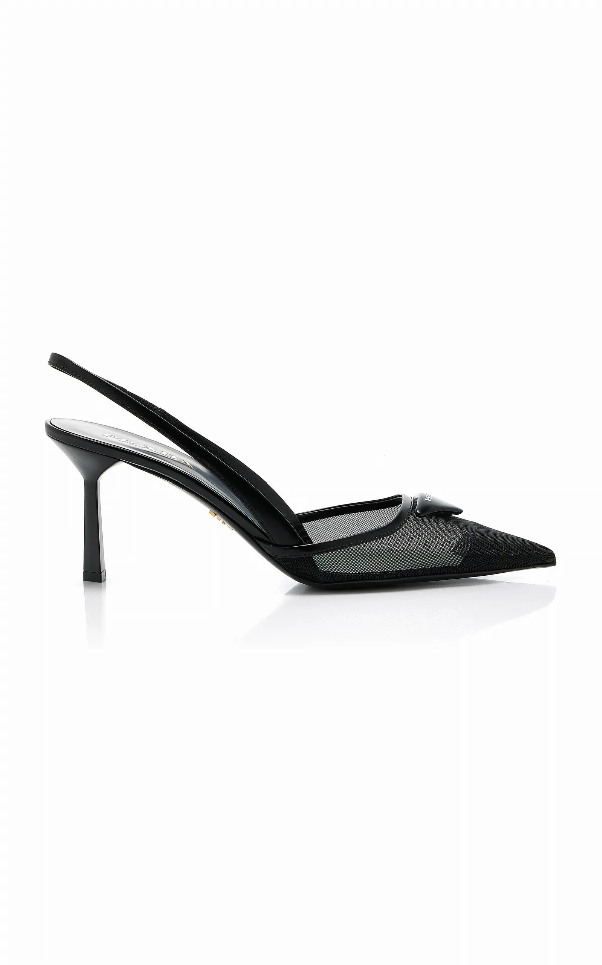 Mesh Slingback Pumps