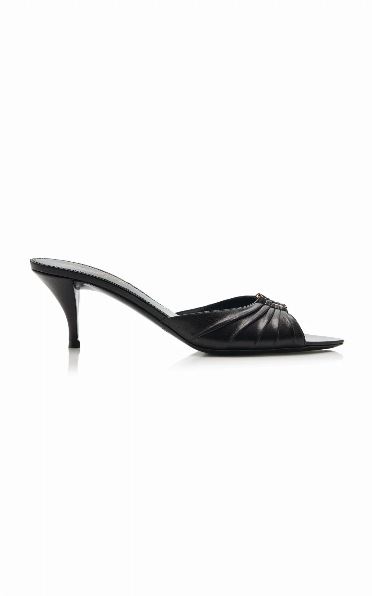 Babylone Leather Mules by Saint Laurent