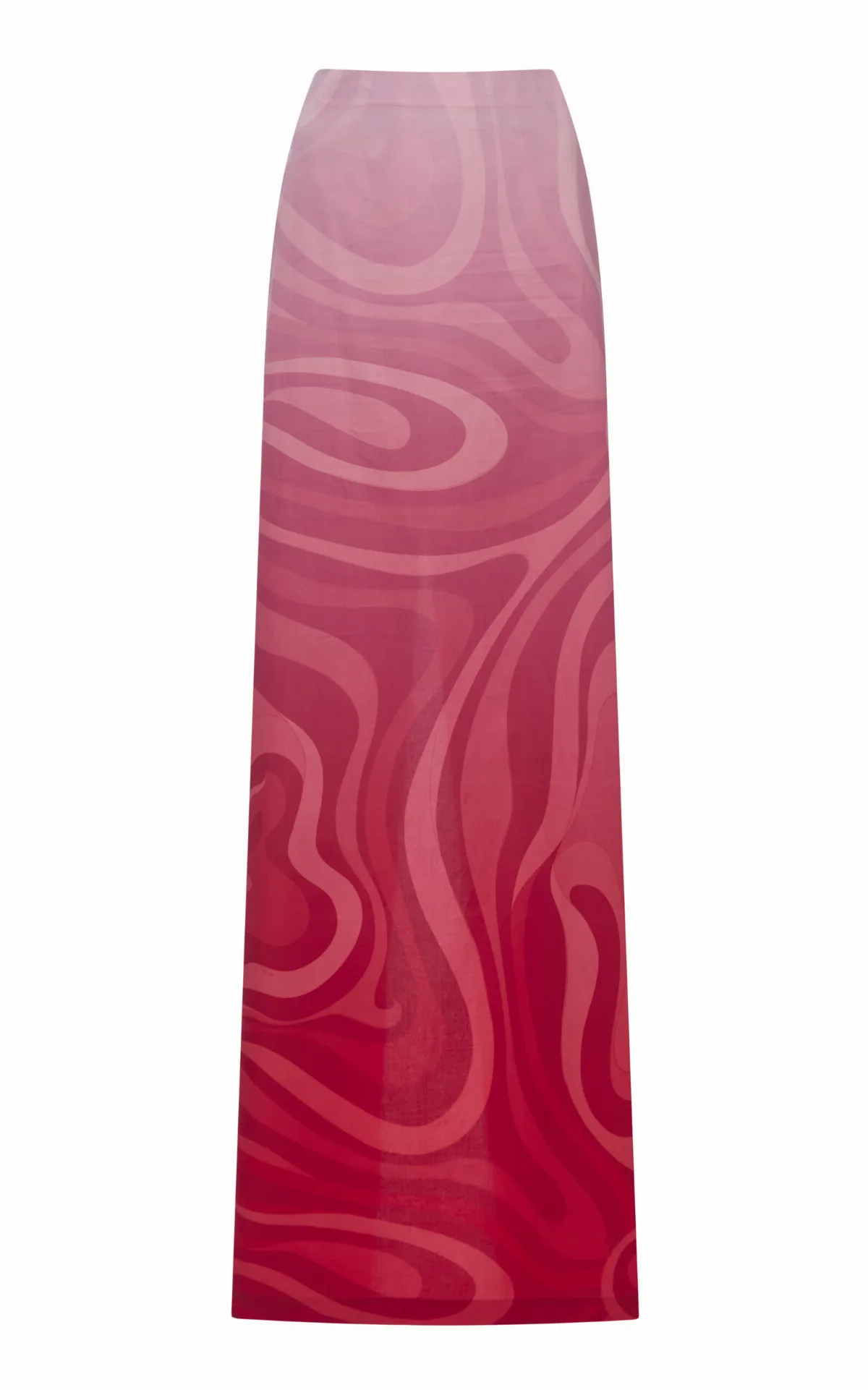 Gradient Poplin Maxi Skirt by Pucci