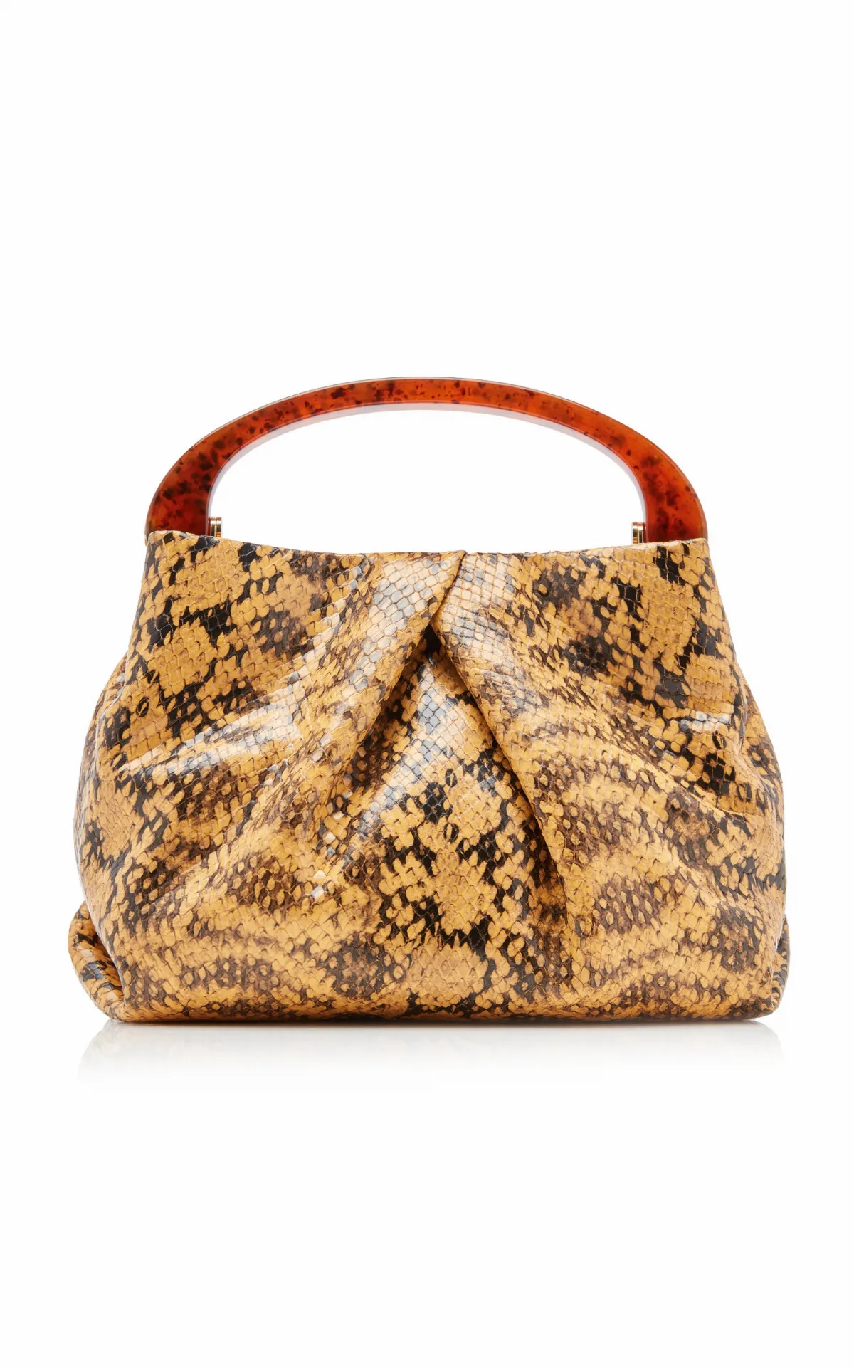 Crisp Small Leather Handbag by Dries Van Noten