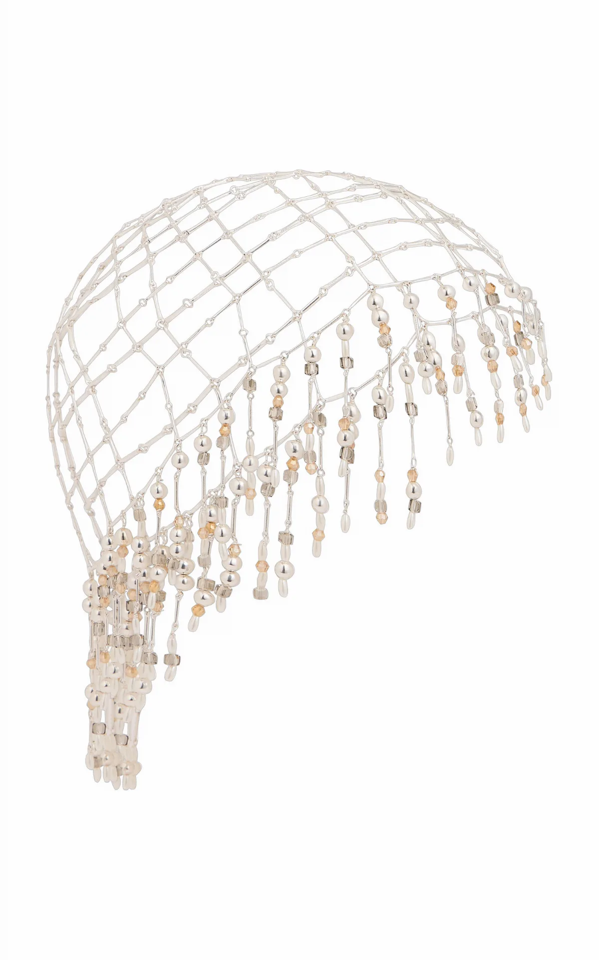 Embellished Brass Headpiece by Rabanne