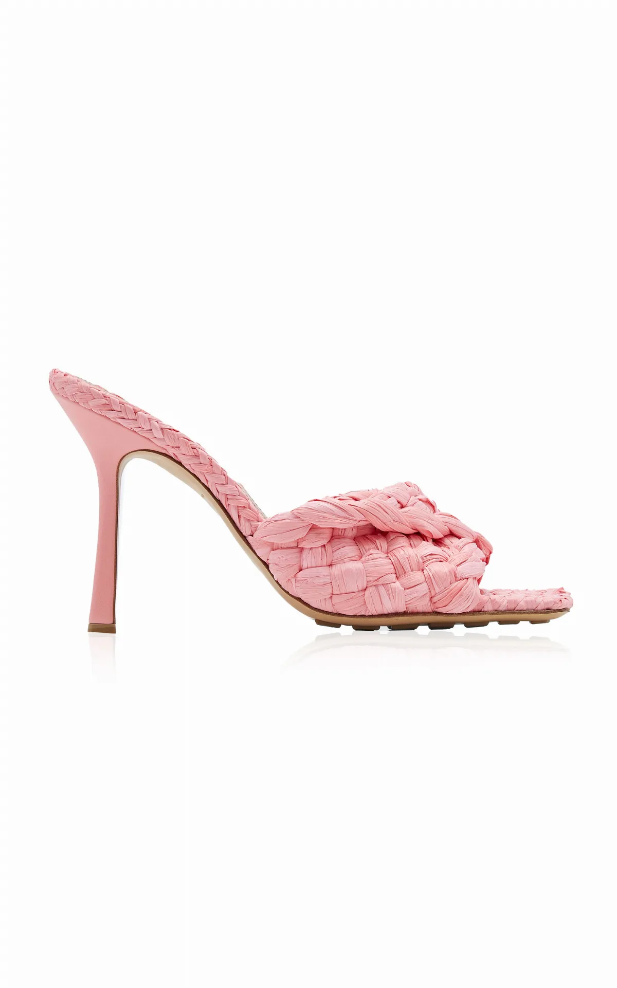Stretch Raffia Sandals by Bottega Veneta