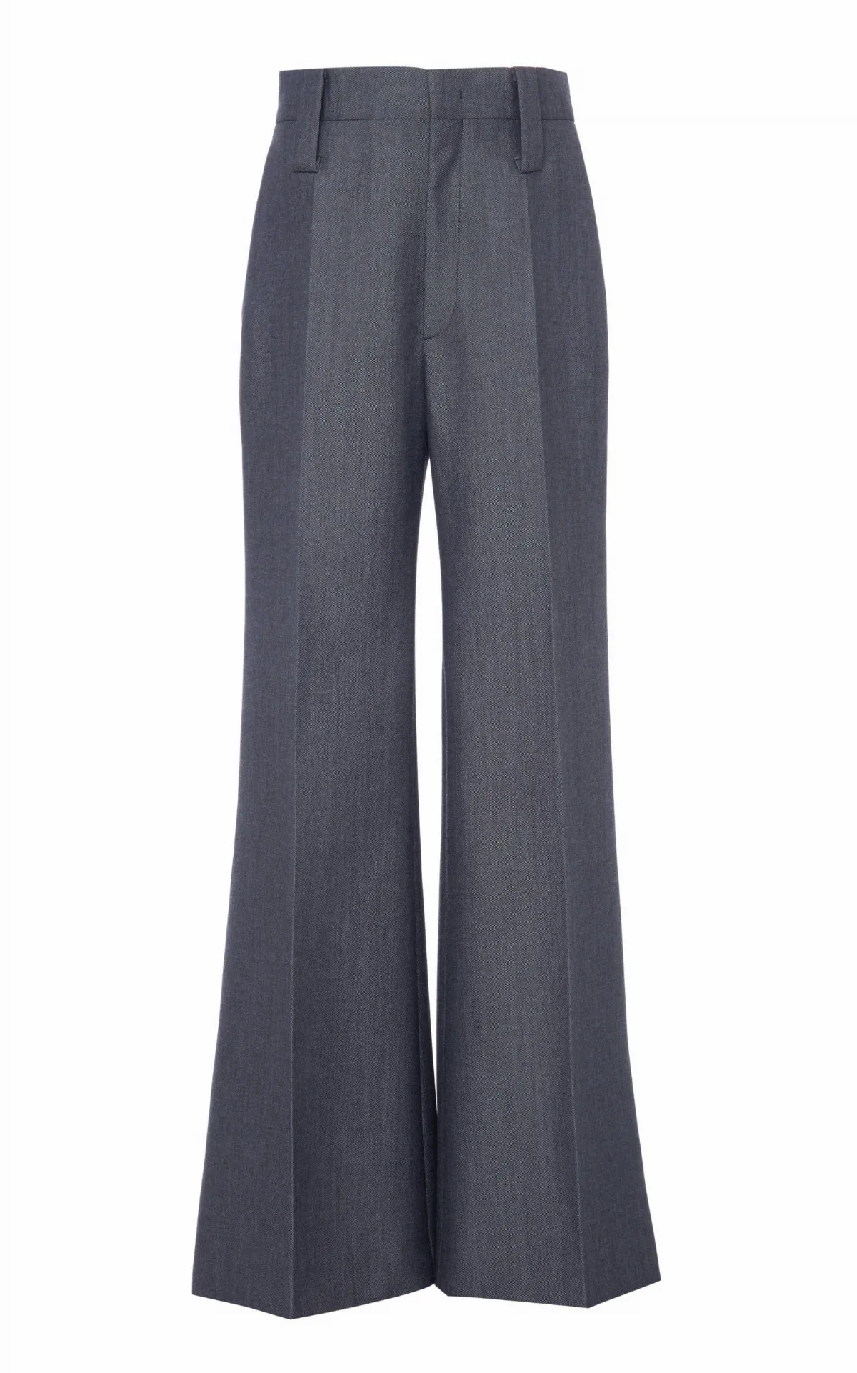 Mohair-Blend Wide-Leg Pants by Prada