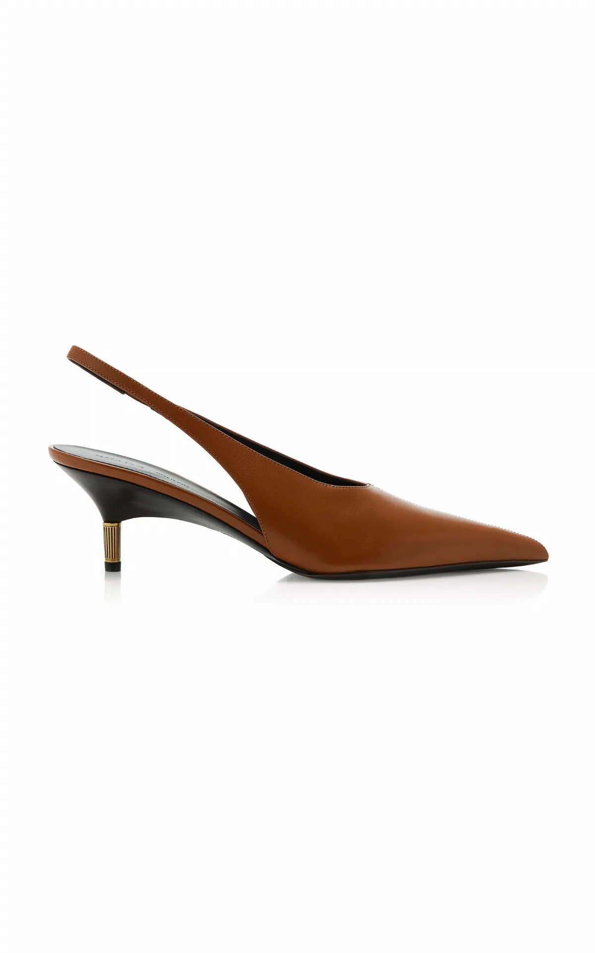 Bella Leather Slingback Pumps
