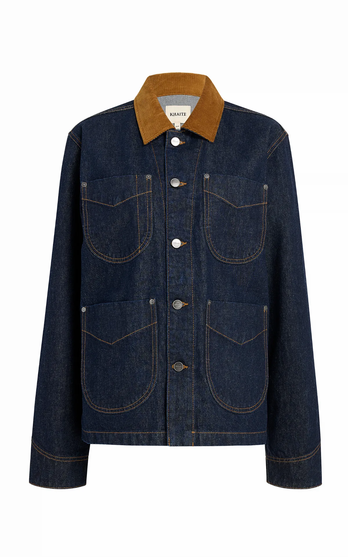Wyatt Denim Chore Jacket by Khaite