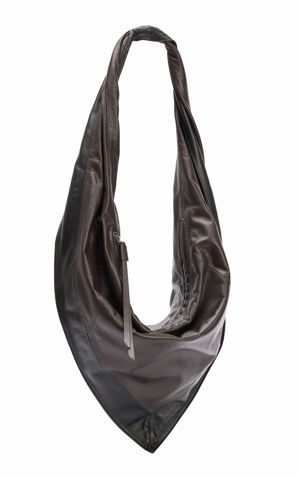 Small Scarf Leather Bag by Lemaire