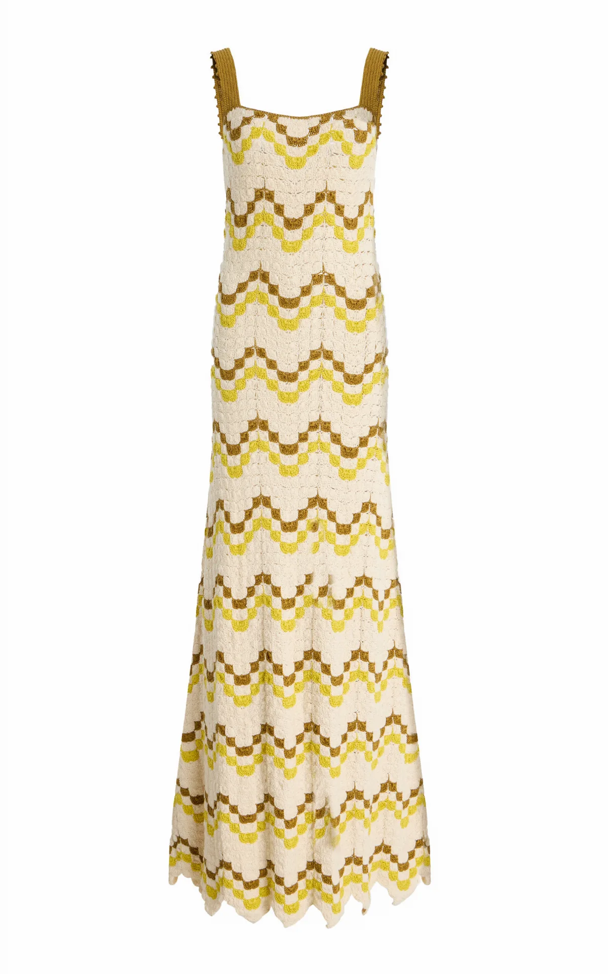Marea Crocheted Cotton Maxi Dress by ESCVDO