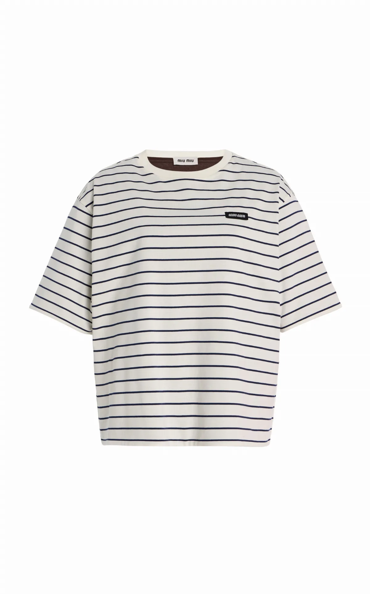 Cotton Jersey T-Shirt by Miu Miu