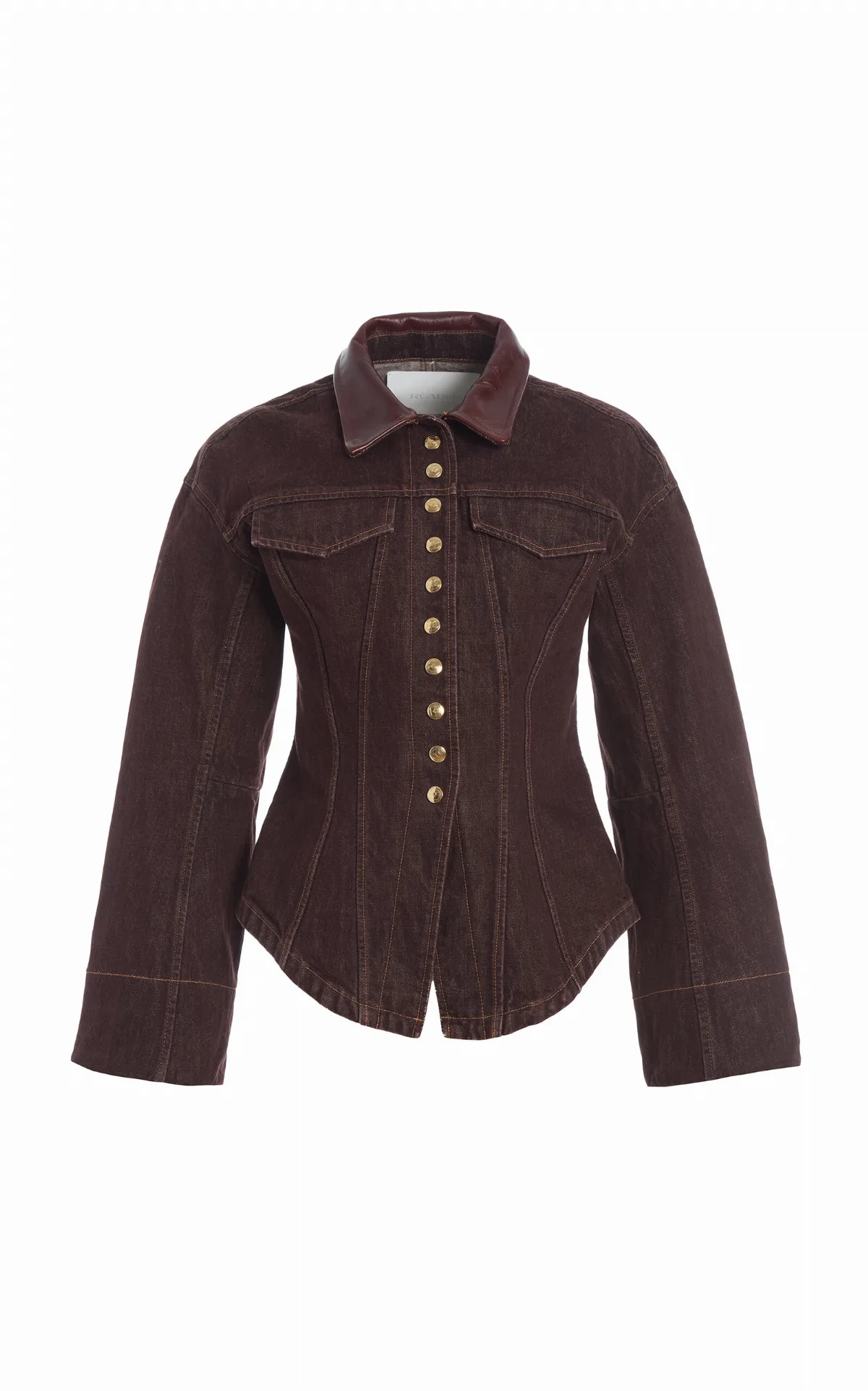 The Lennox Peplum Denim Jacket