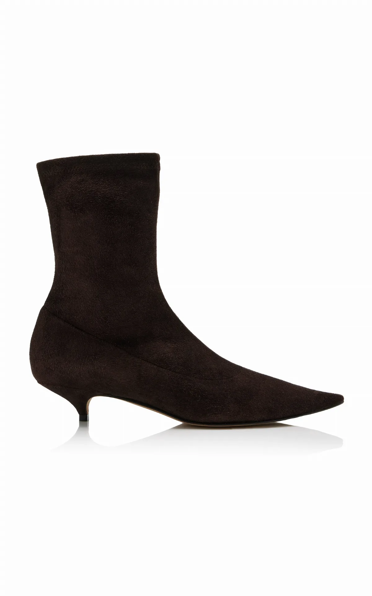 Liisa Suede Booties by The Row