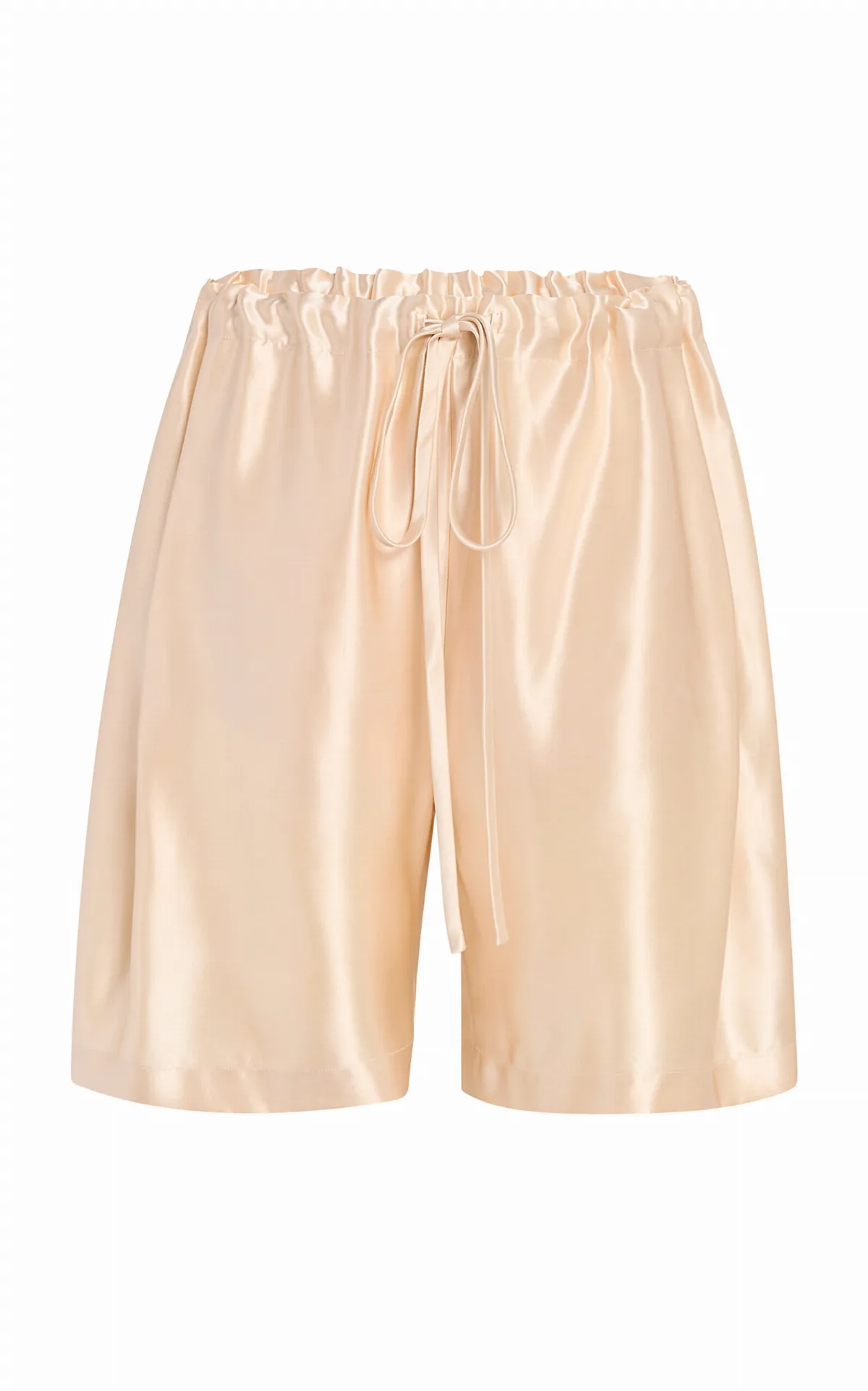 Rohe Satin Shorts by Khaite