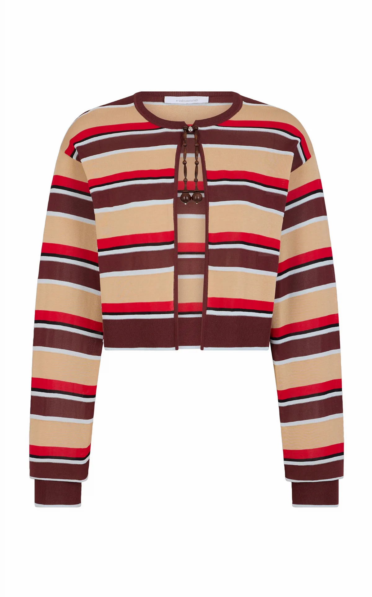 Striped Knit Cardigan by Rabanne