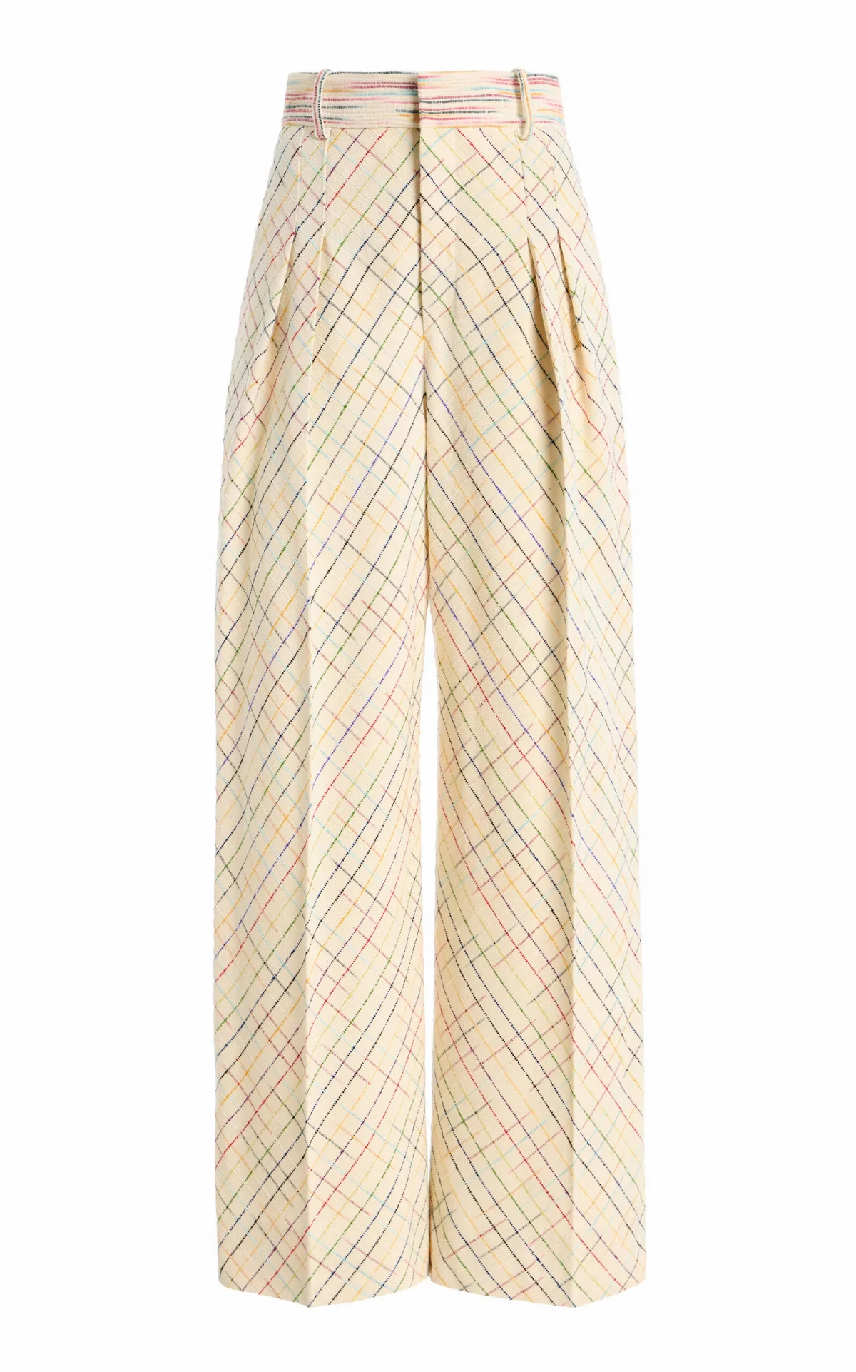 Wide Leg Pleated Silk Pants by Rosie Assoulin