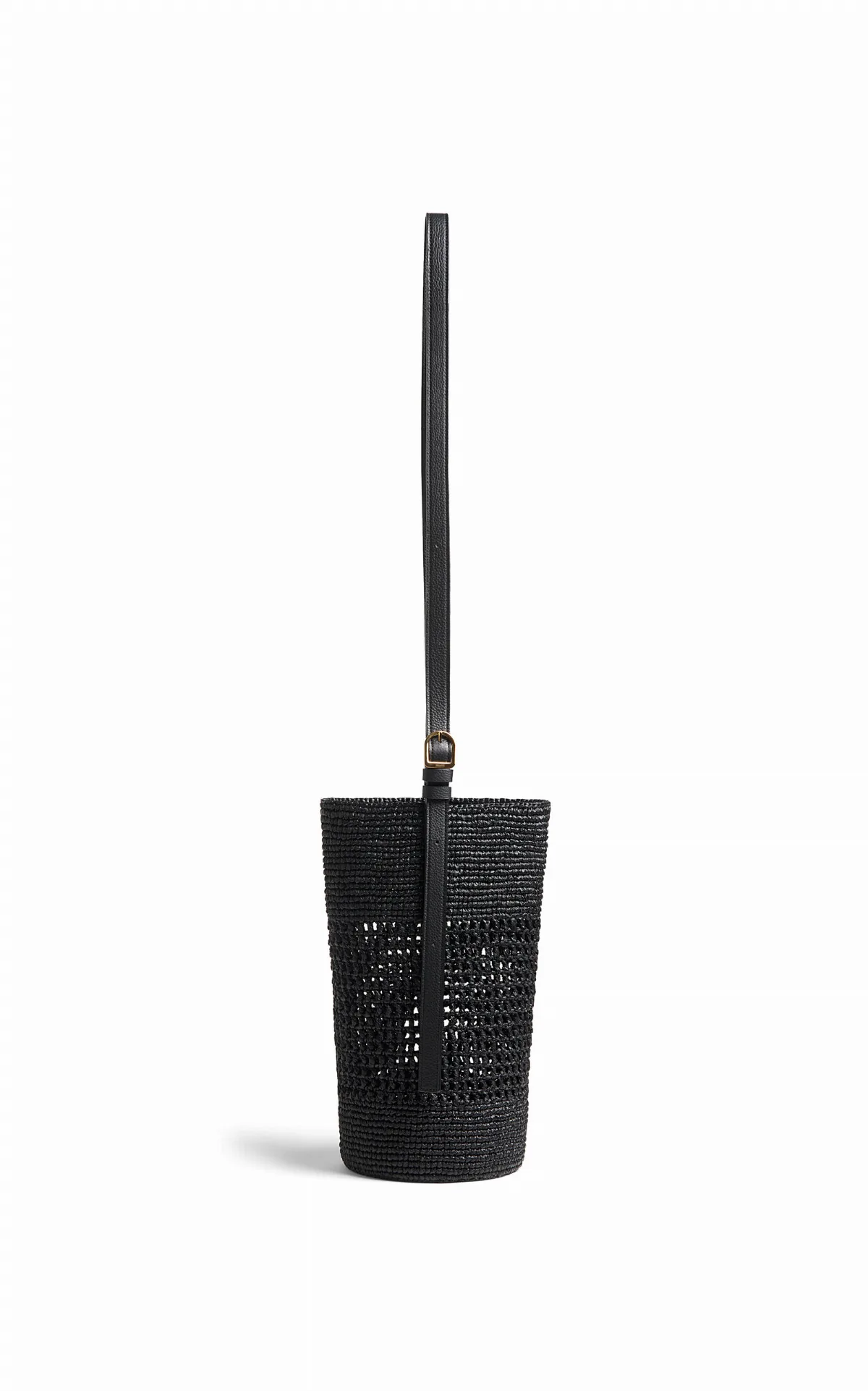 Billie Small Raffia Bucket Bag by Khaite