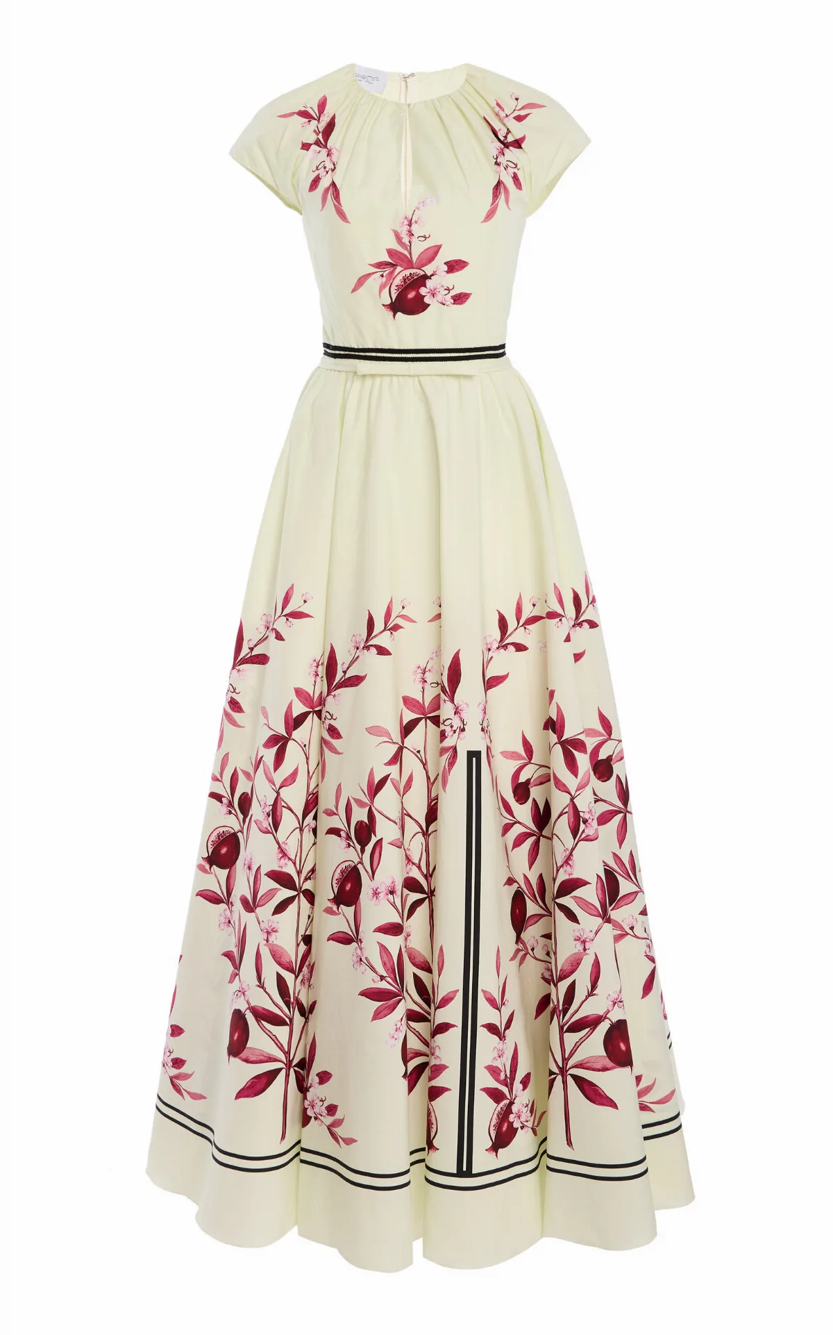 Floral Poplin Maxi Dress by Giambattista Valli