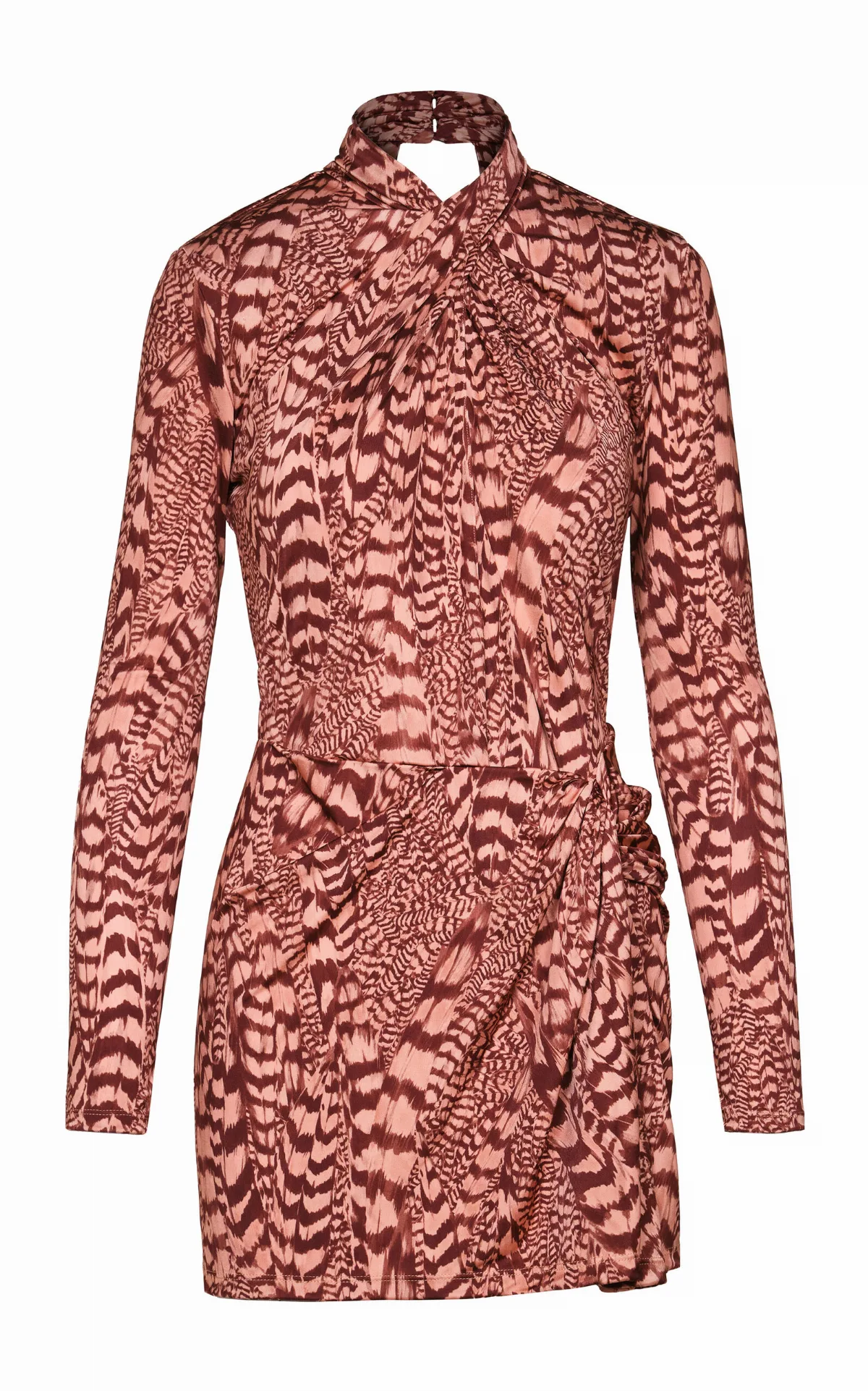 Softly Unbound Ruched Mini Dress by Johanna Ortiz