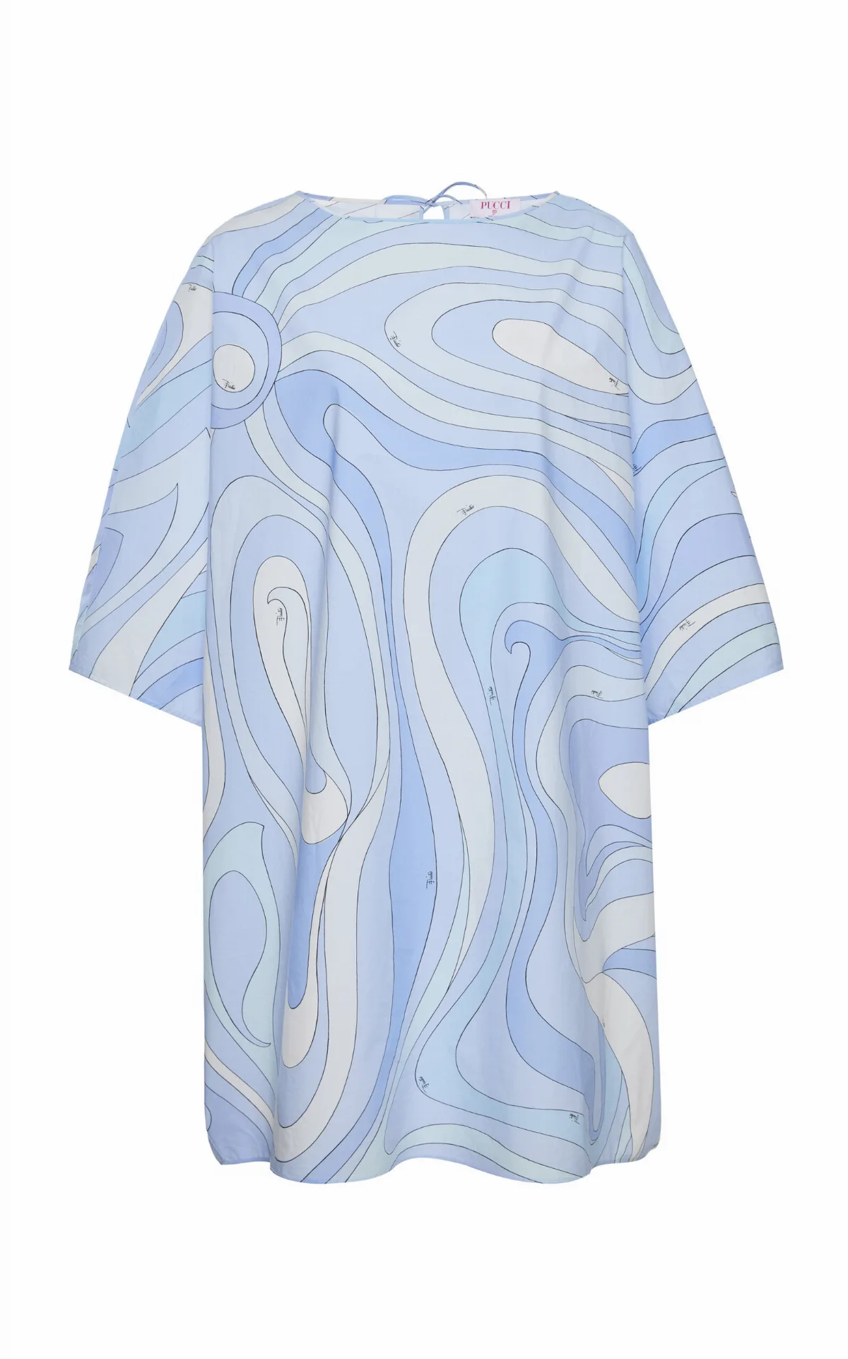 Draped Cotton Poplin Caftan by Pucci