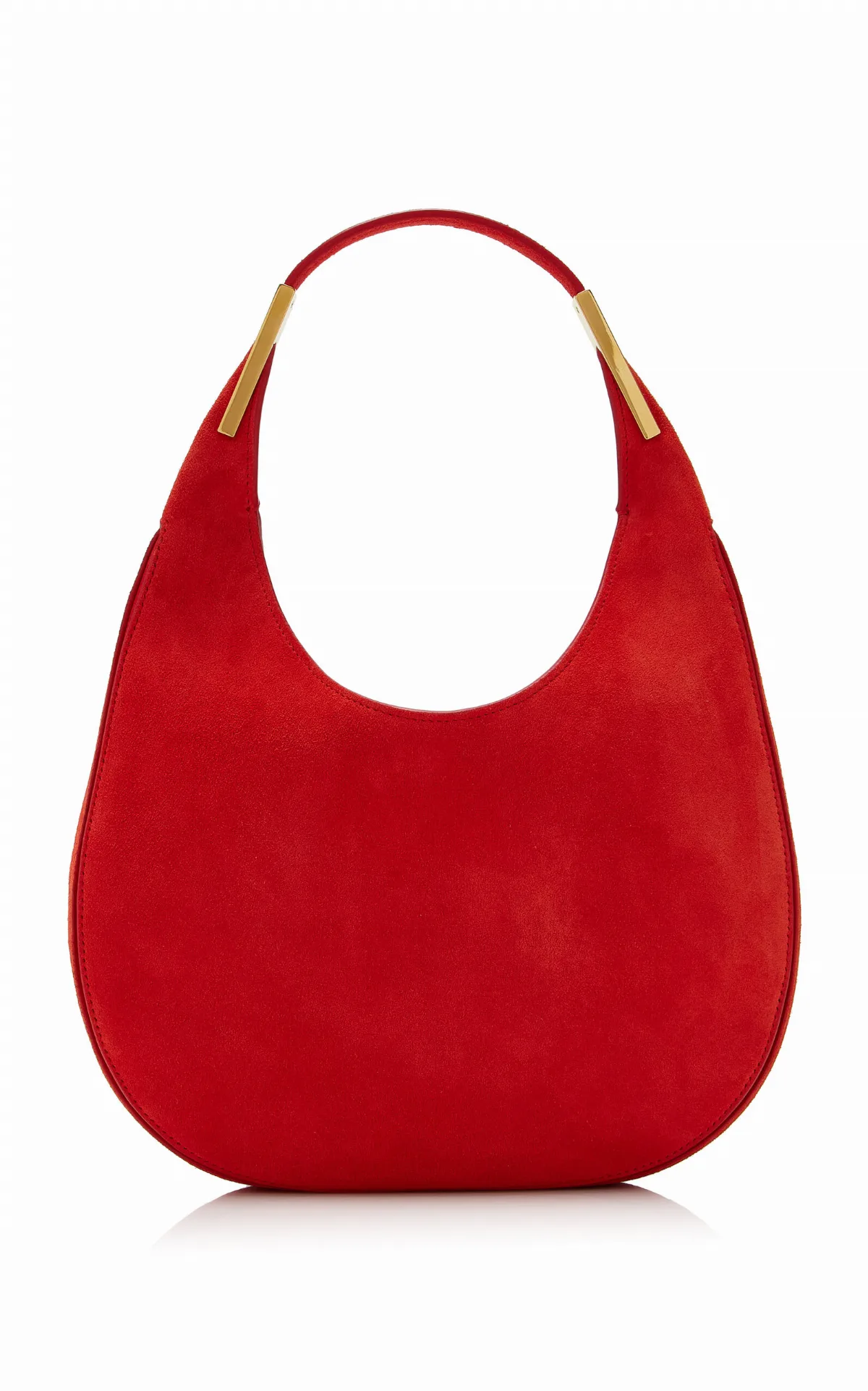 The Small Suede Florence Hobo Bag by Savette